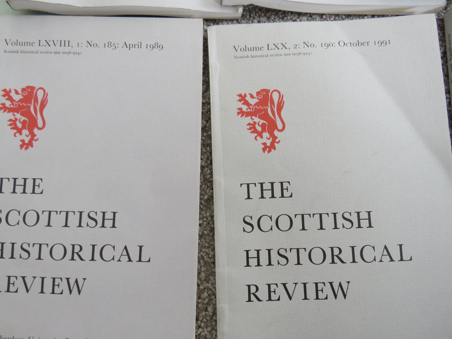Large Collection of 42 Volumes of The Scottish Historical Review