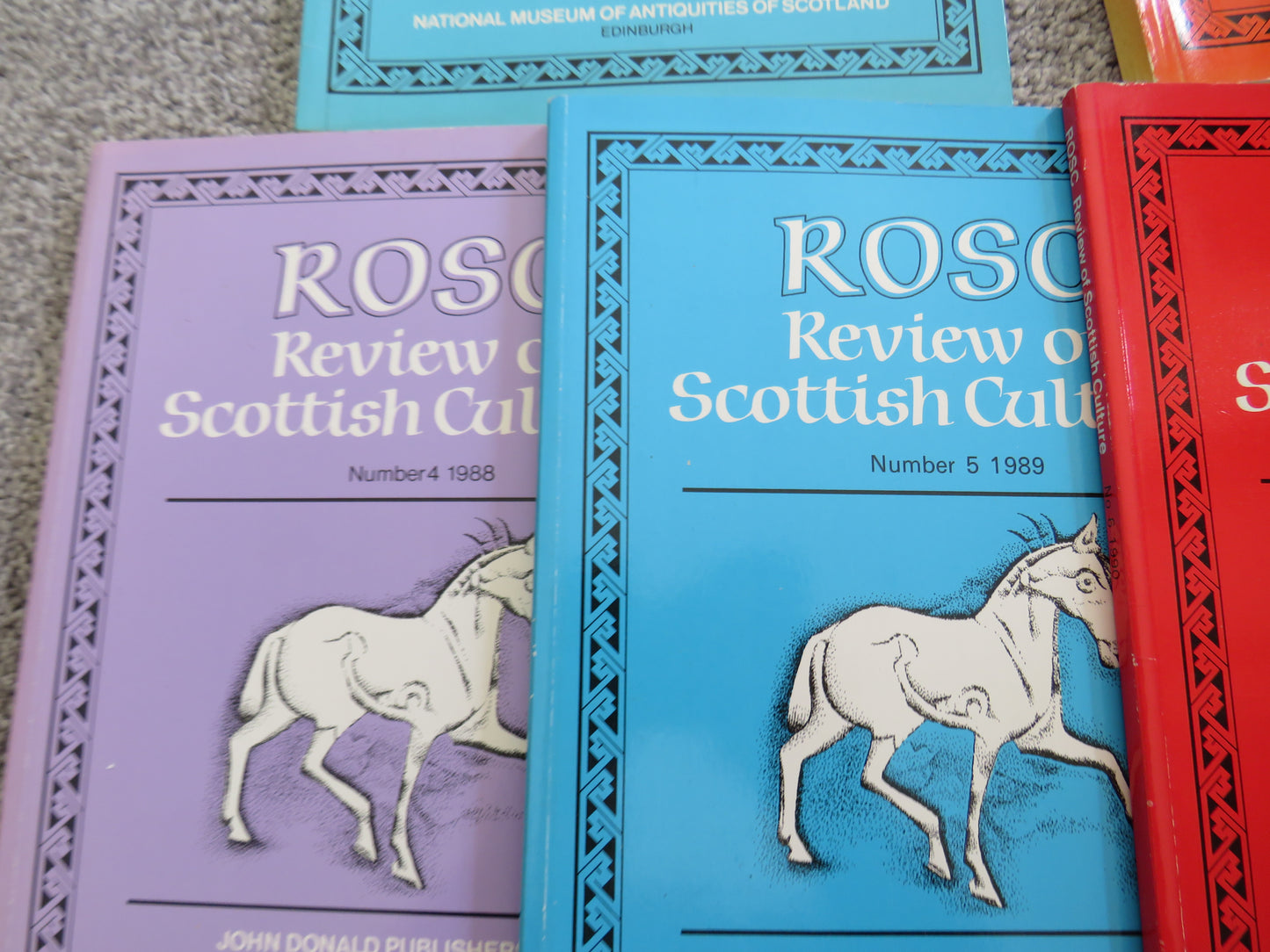 5 Volumes of ROSC Review of Scottish Culture book 4
