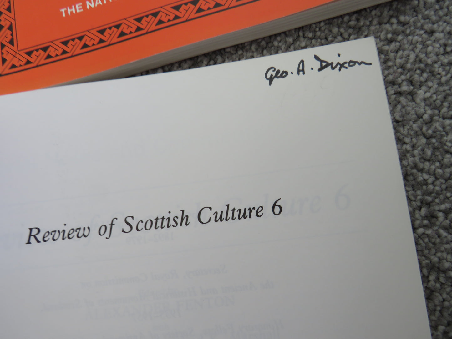 5 Volumes of ROSC Review of Scottish Culture book 6