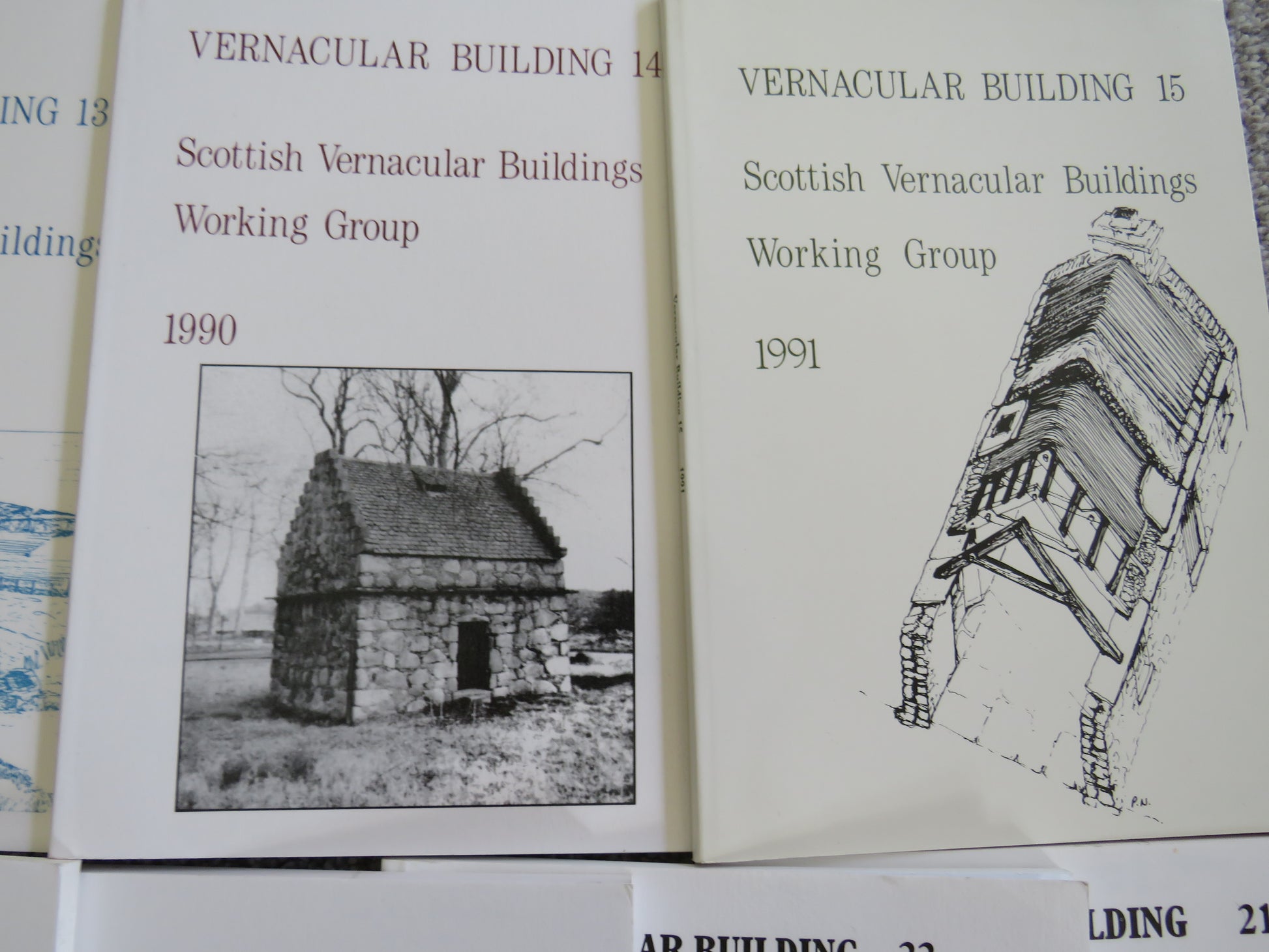 11 Volumes of Scottish Vernacular Buildings Working Group book 3