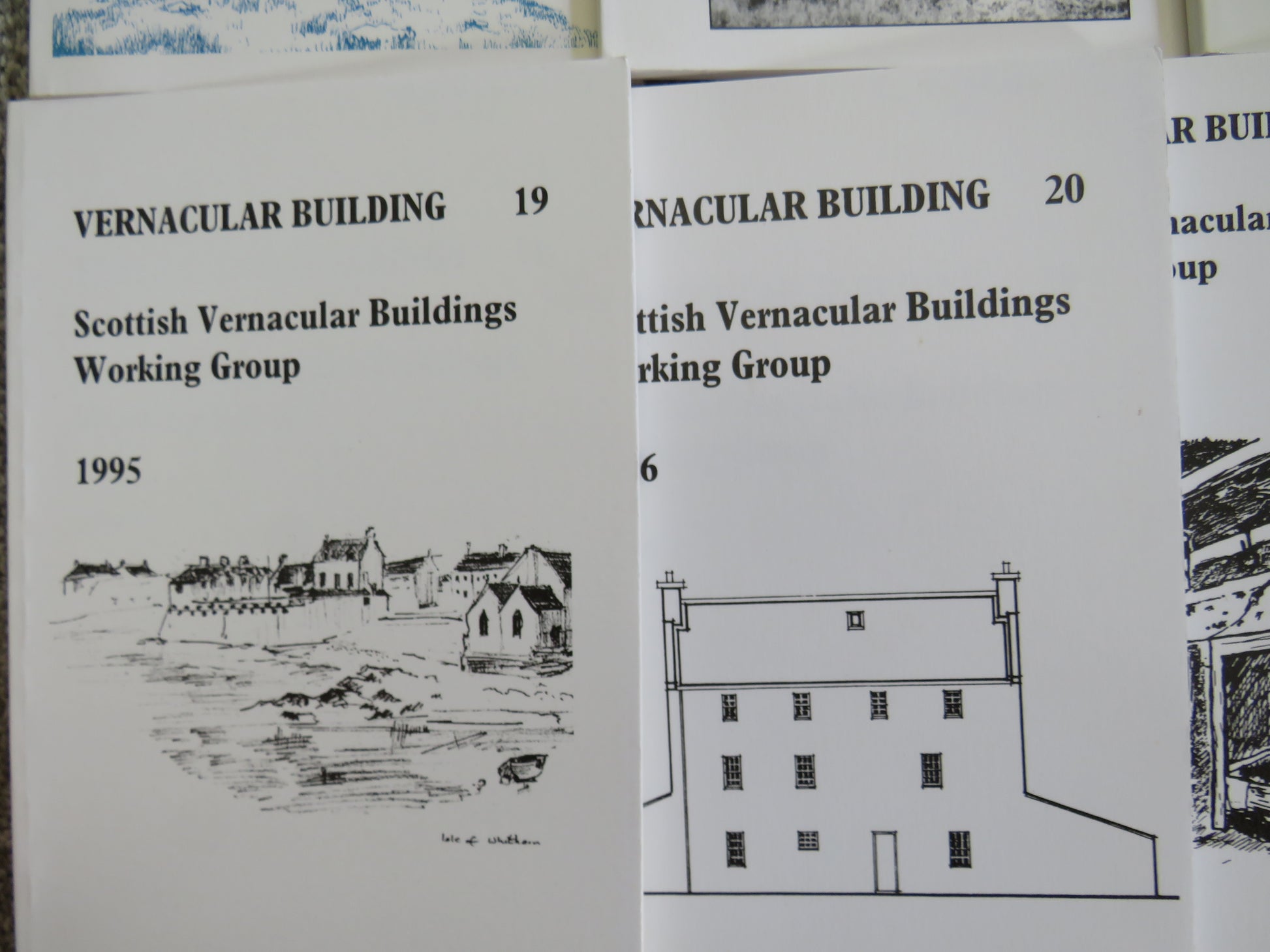 11 Volumes of Scottish Vernacular Buildings Working Group book 4