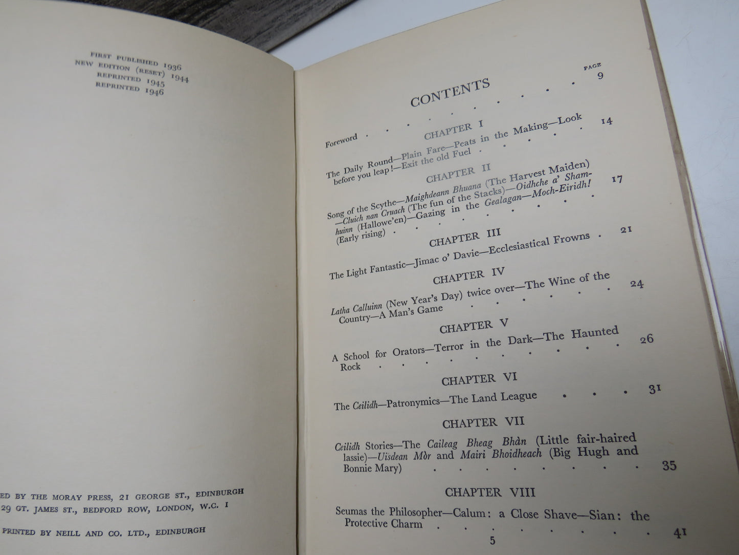 Echoes of the Glen Or Mac-Talla Nan Gleann By Colin MacDonald 1946
