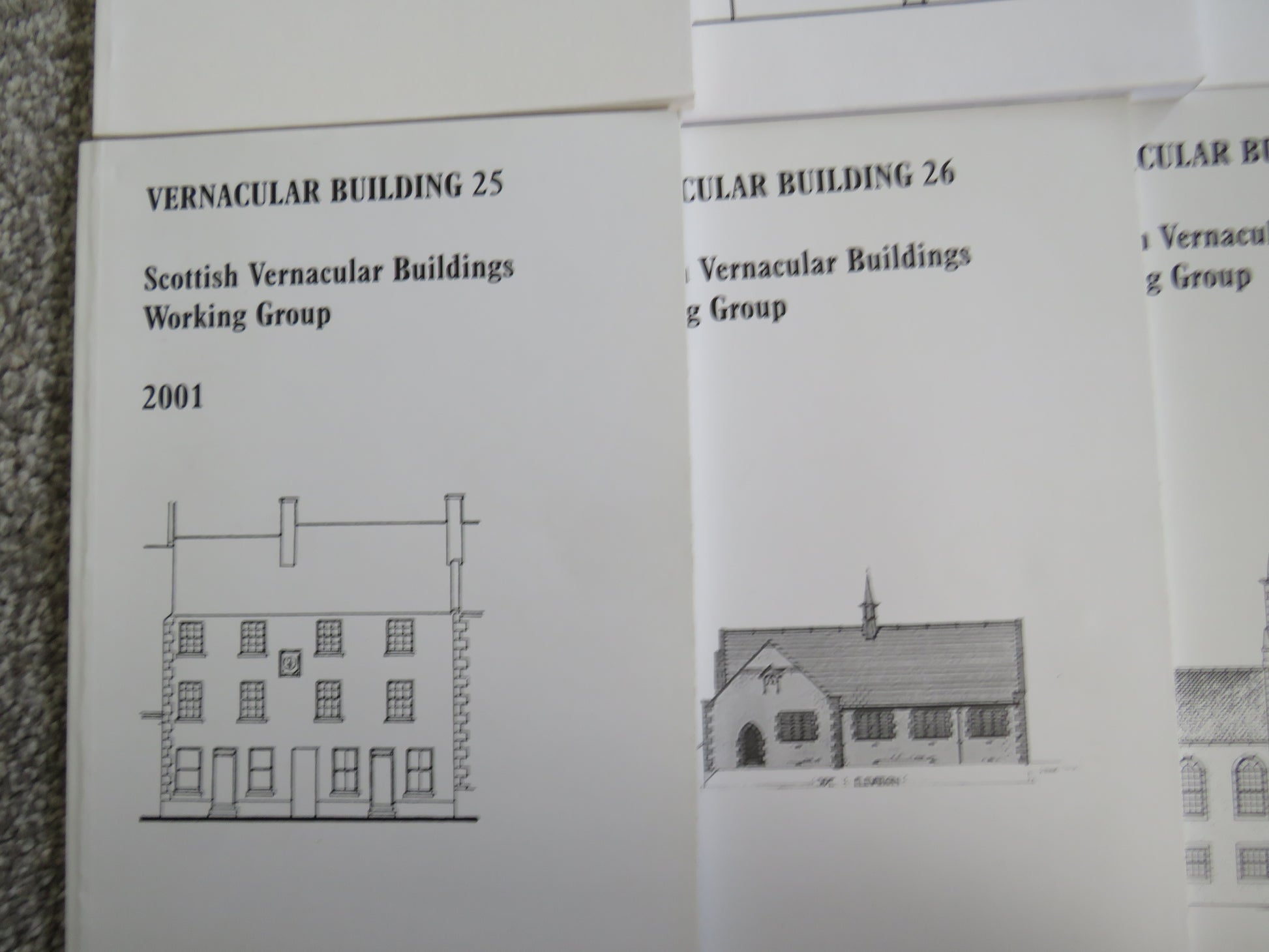 11 Volumes of Scottish Vernacular Buildings Working Group book 6