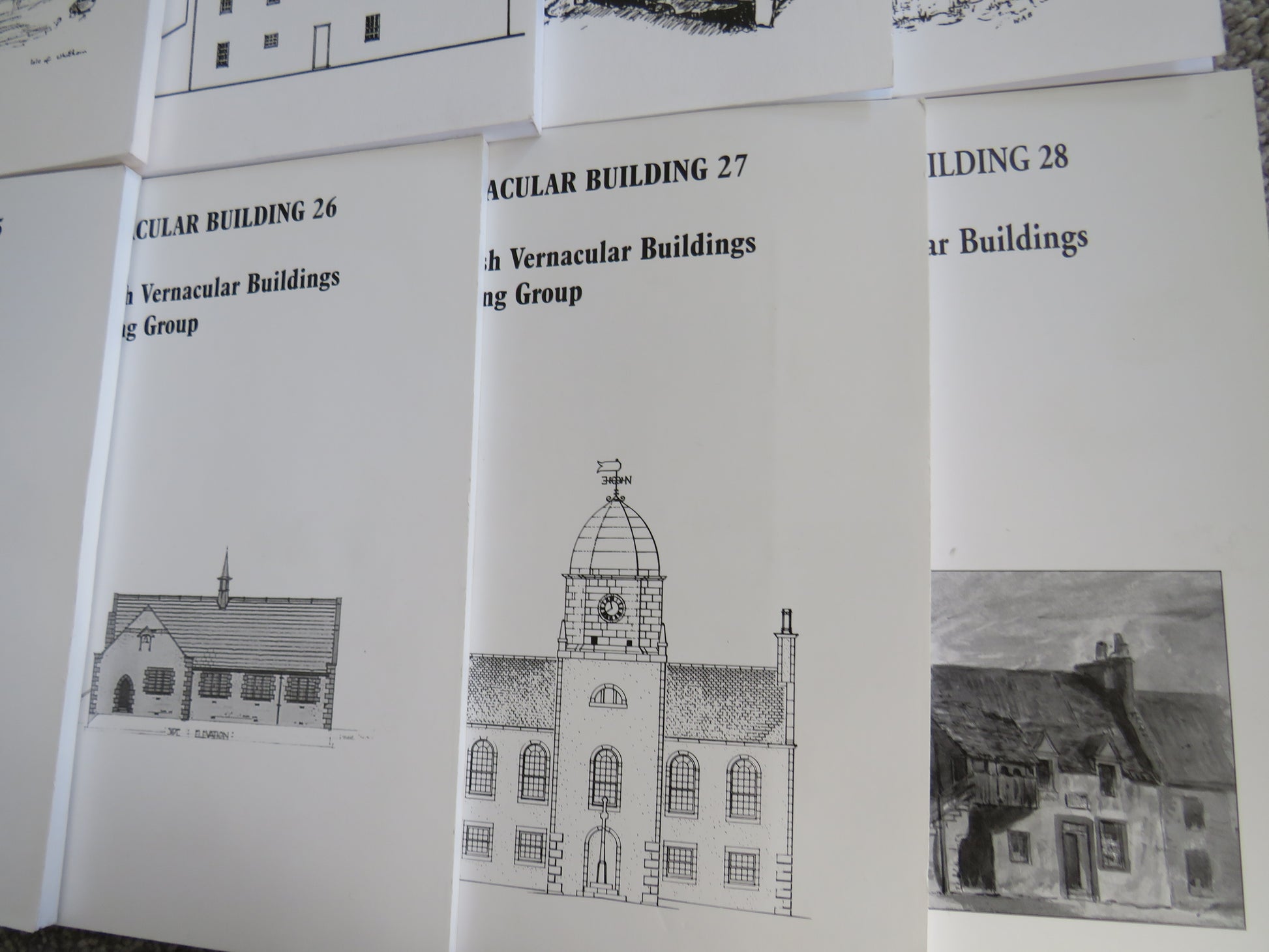 11 Volumes of Scottish Vernacular Buildings Working Group book 7