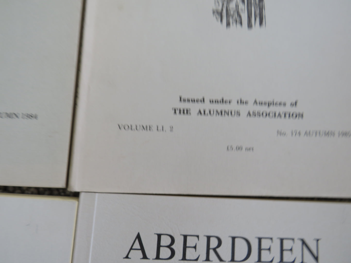 9 Volumes of the Aberdeen University Review book 4