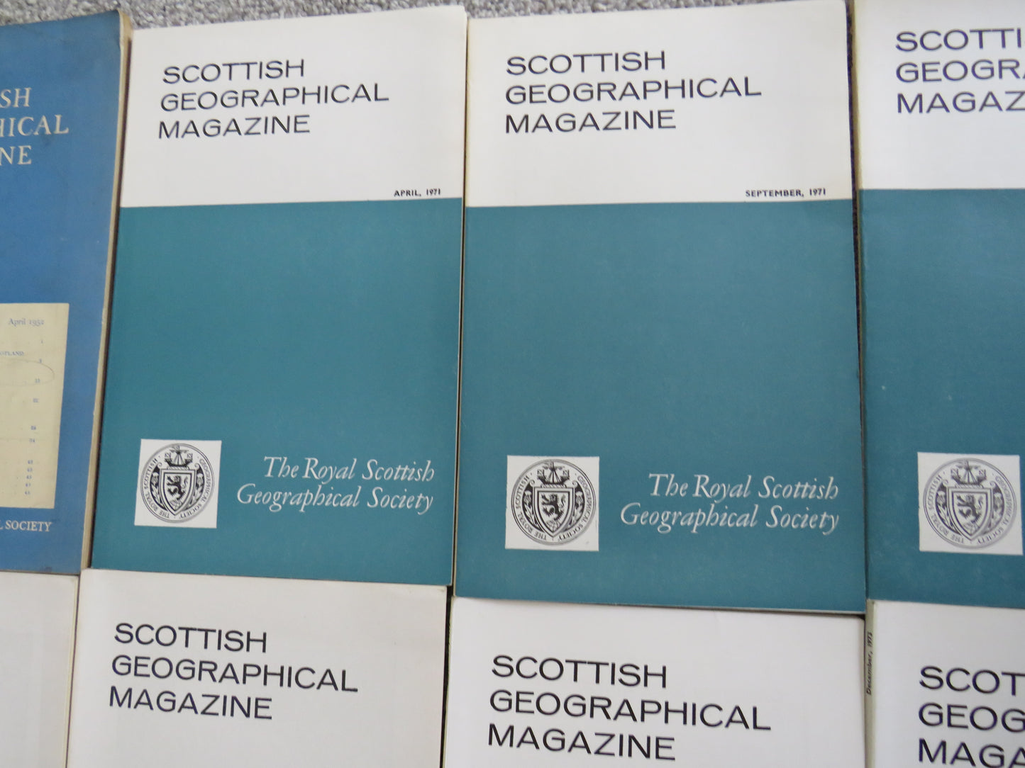 16 Volumes of The Scottish Geographical Magazine