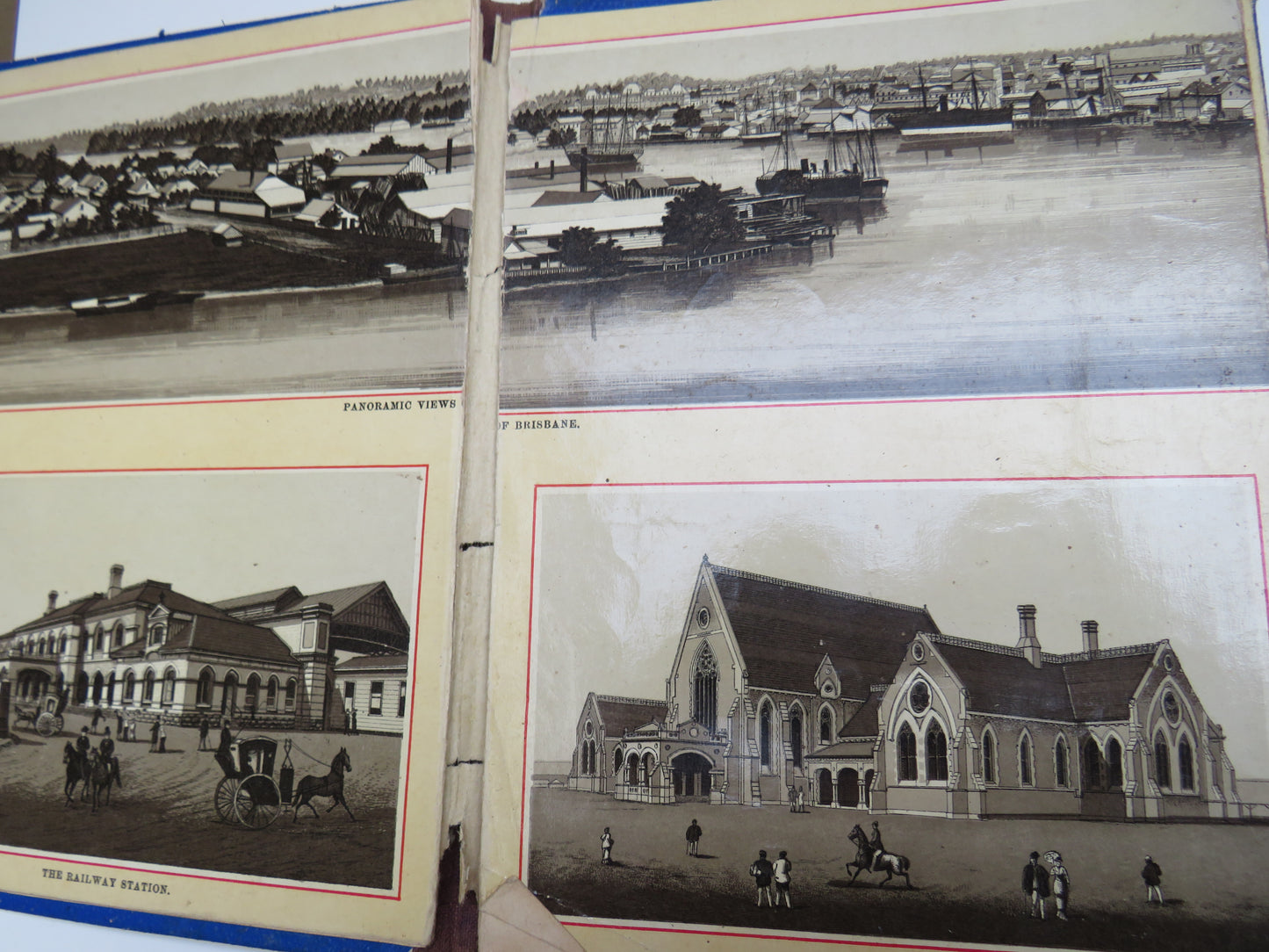 Views of Brisbane Queensland Antique Book