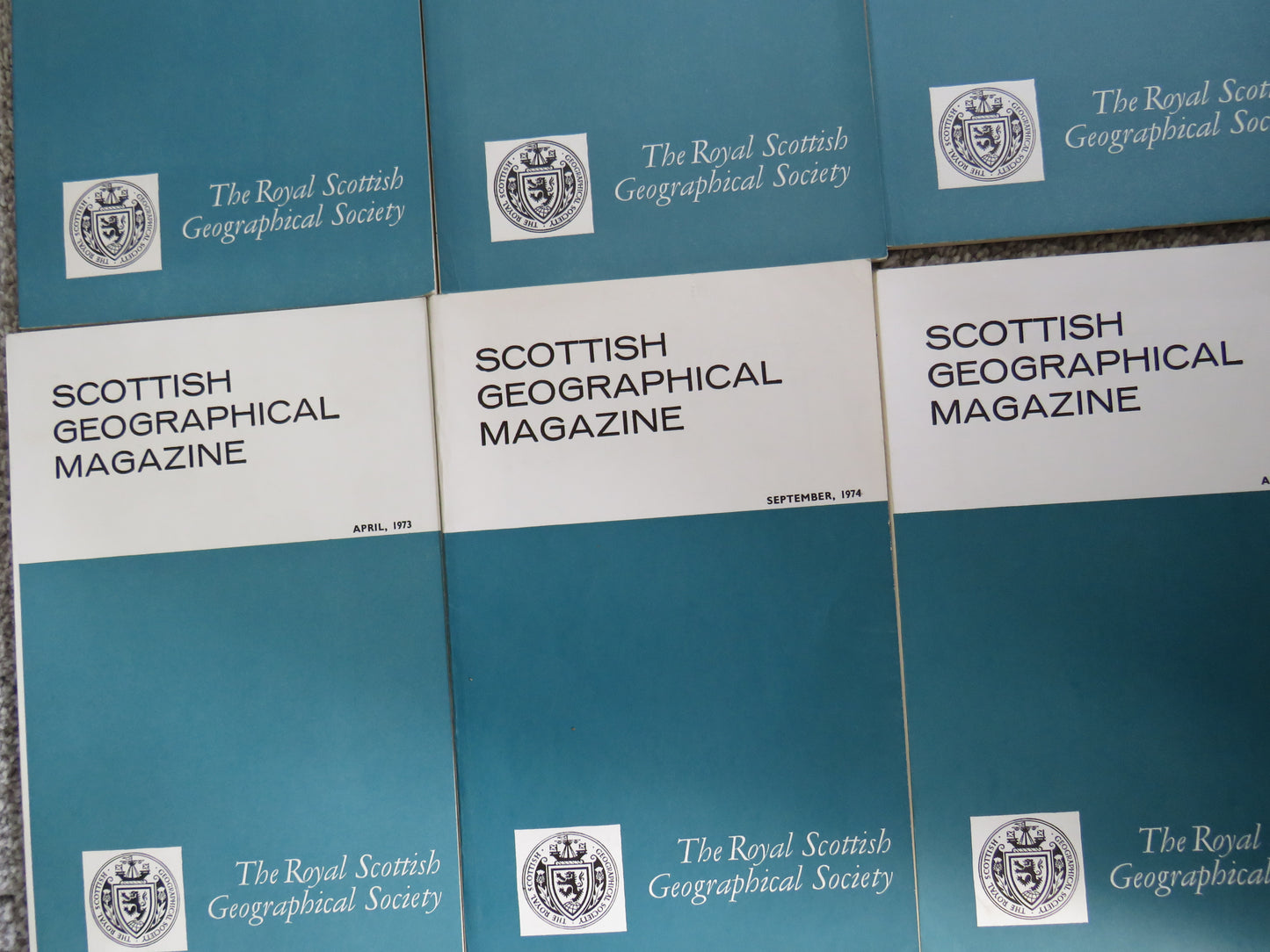 16 Volumes of The Scottish Geographical Magazine