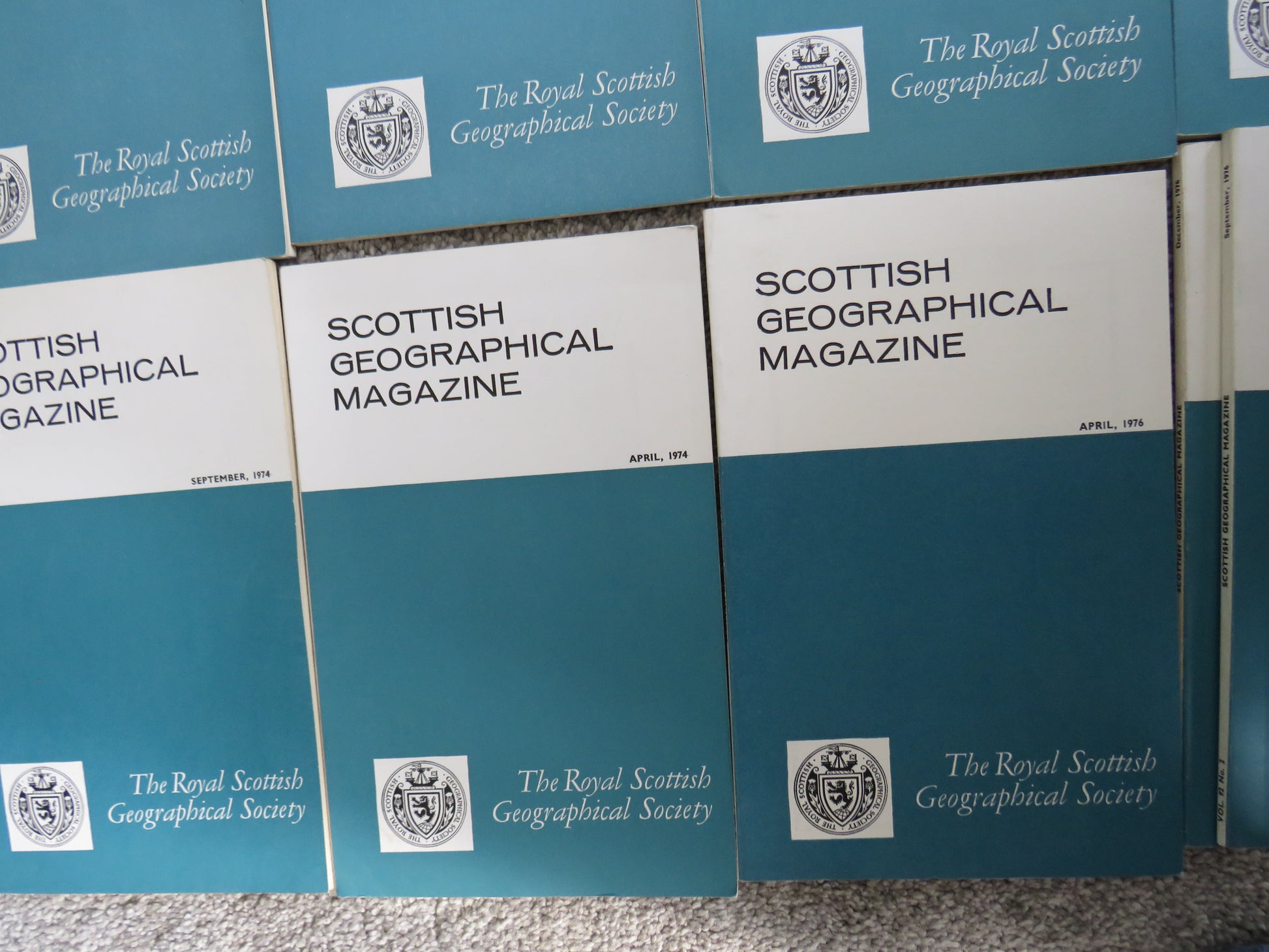 16 Volumes of The Scottish Geographical Magazine book 8