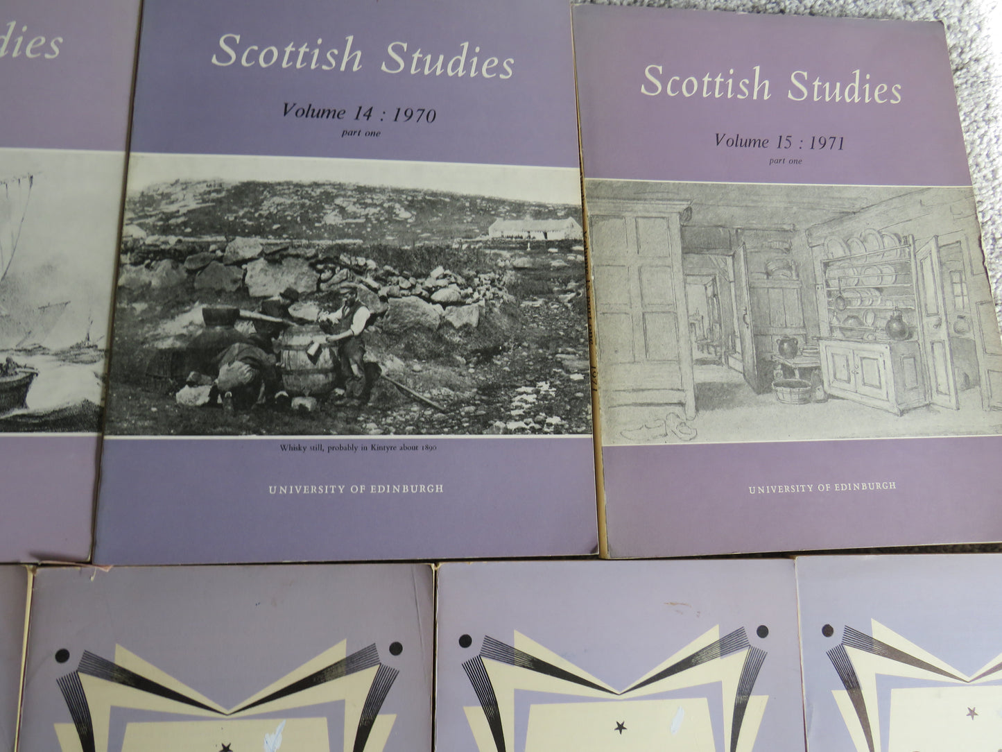 18 Volumes of Scottish Studies From University of Edinburgh