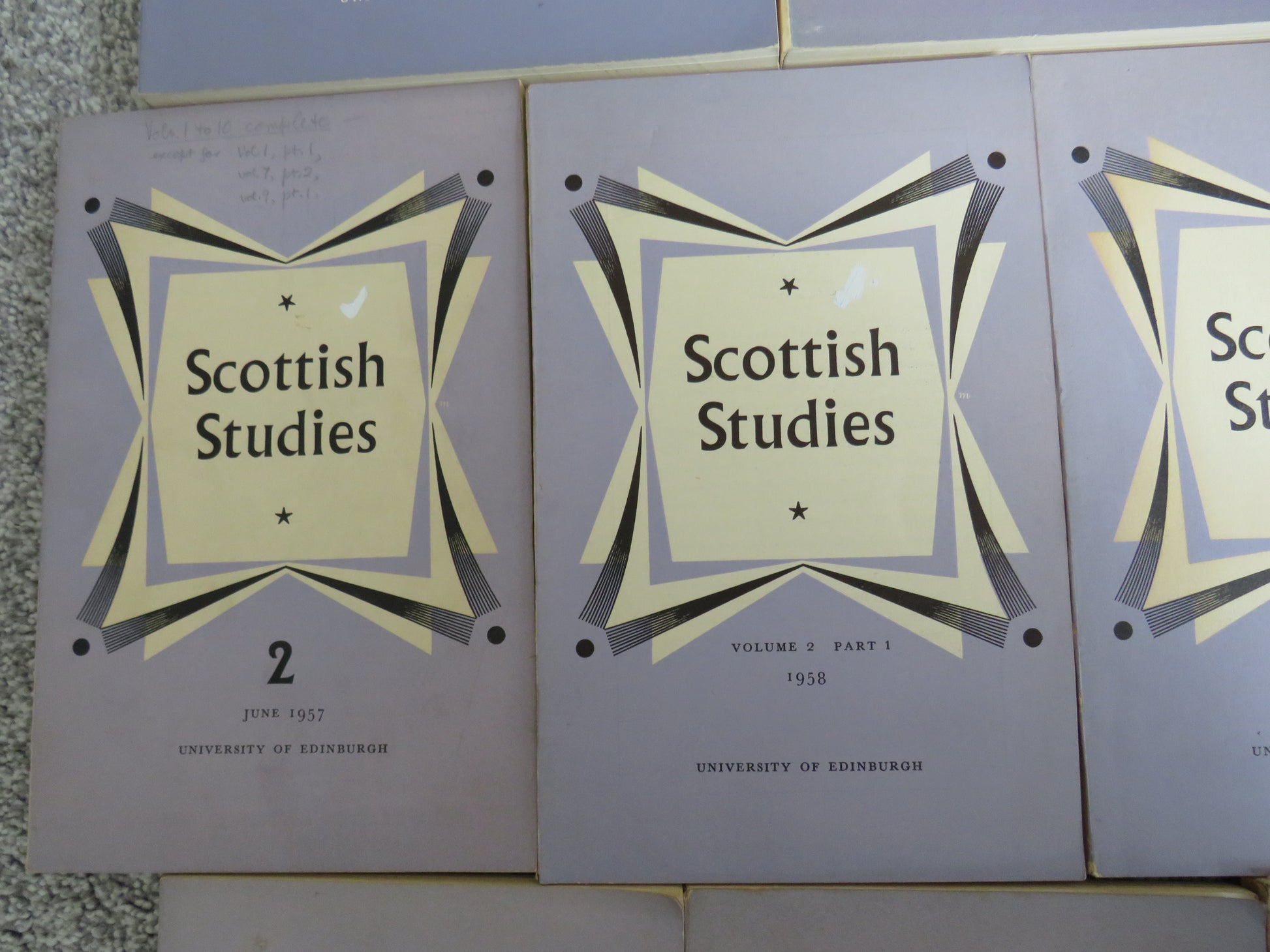 18 Volumes of Scottish Studies From University of Edinburgh book 5