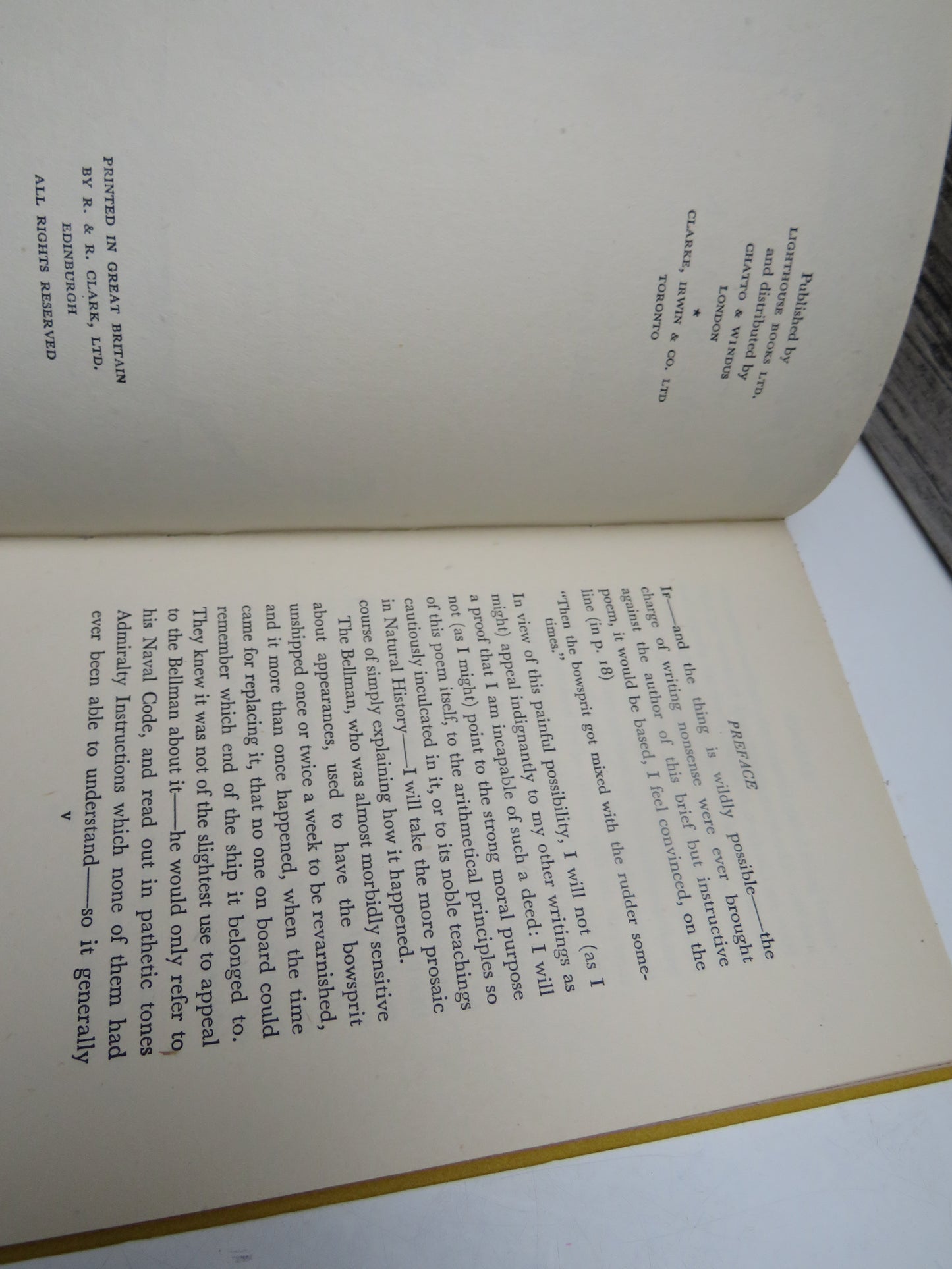 The Hunting of the Snark An Agony In Eight Fits By Lewis Carroll 1948