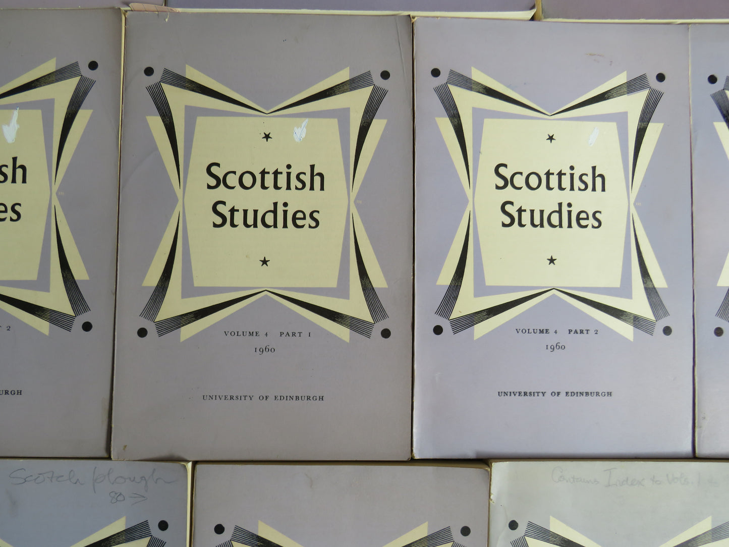 18 Volumes of Scottish Studies From University of Edinburgh