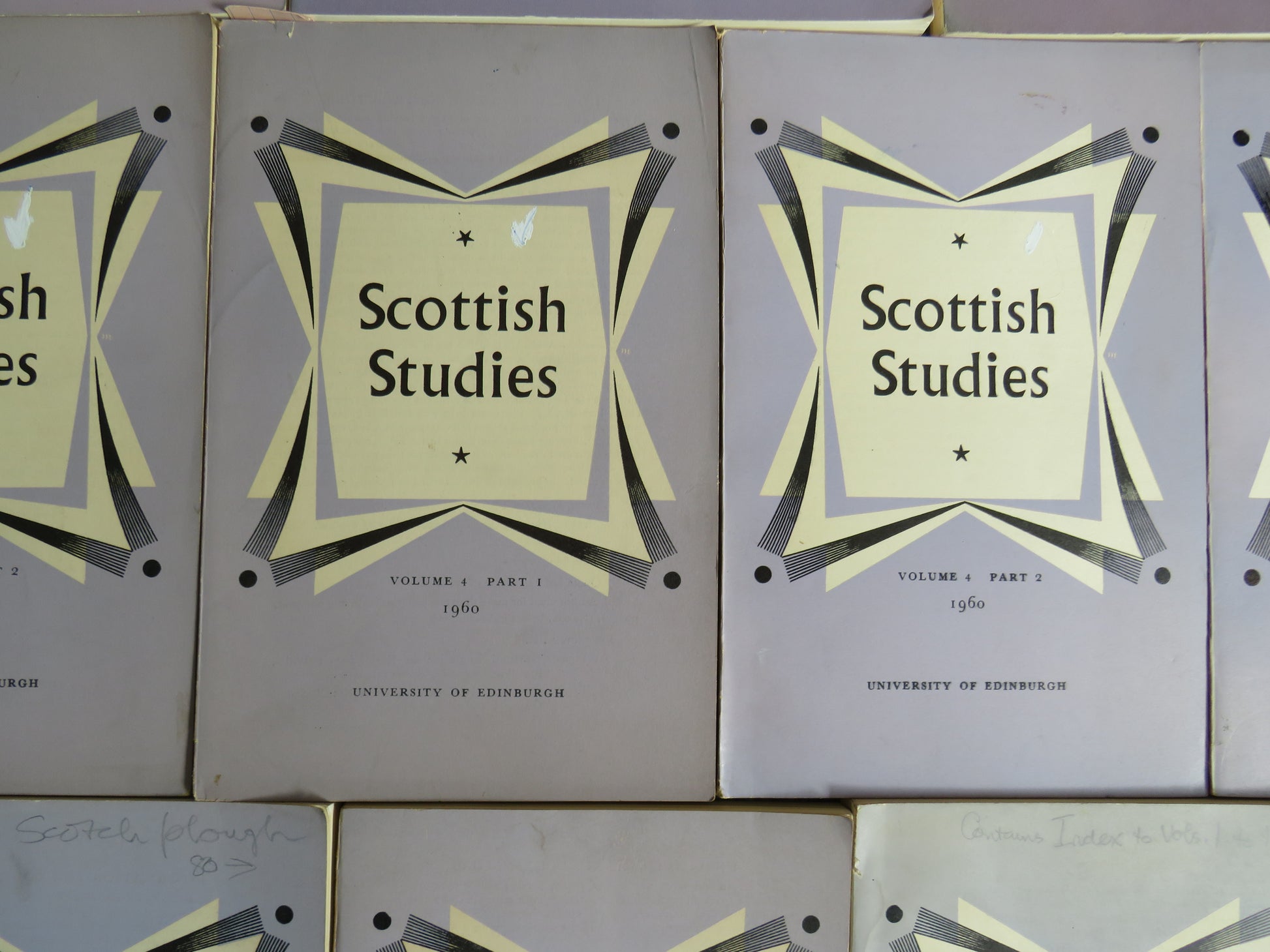18 Volumes of Scottish Studies From University of Edinburgh book 7