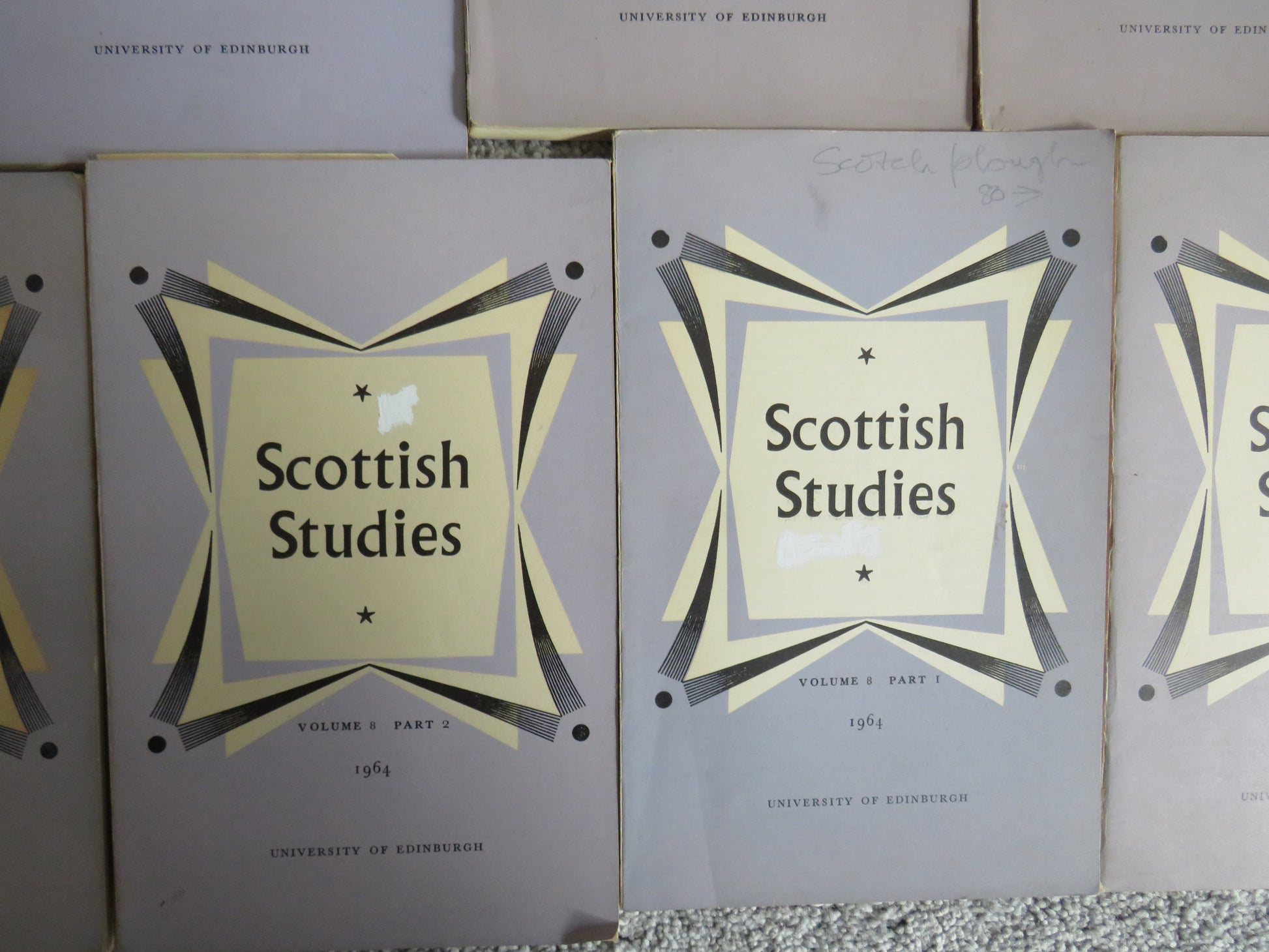 18 Volumes of Scottish Studies From University of Edinburgh book 10