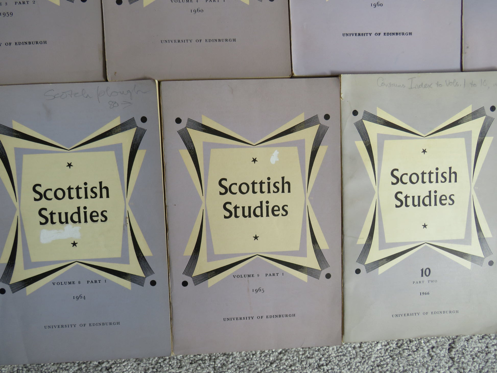 18 Volumes of Scottish Studies From University of Edinburgh book 11