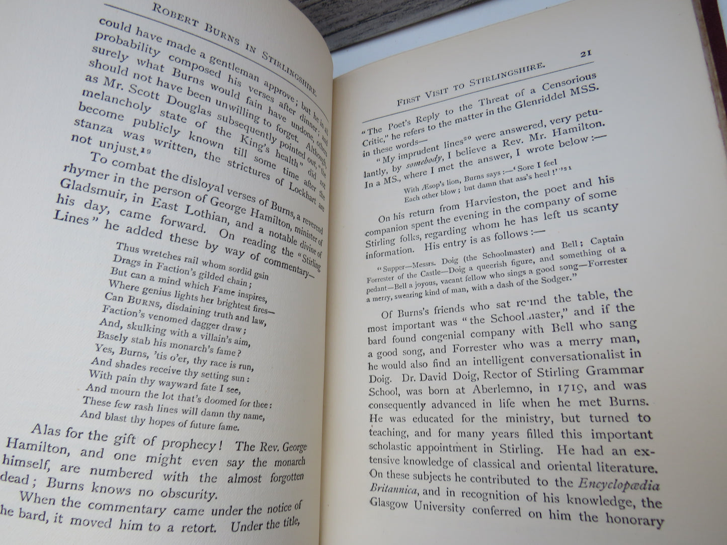 Robert Burns In Stirlingshire By William Harvey 1899