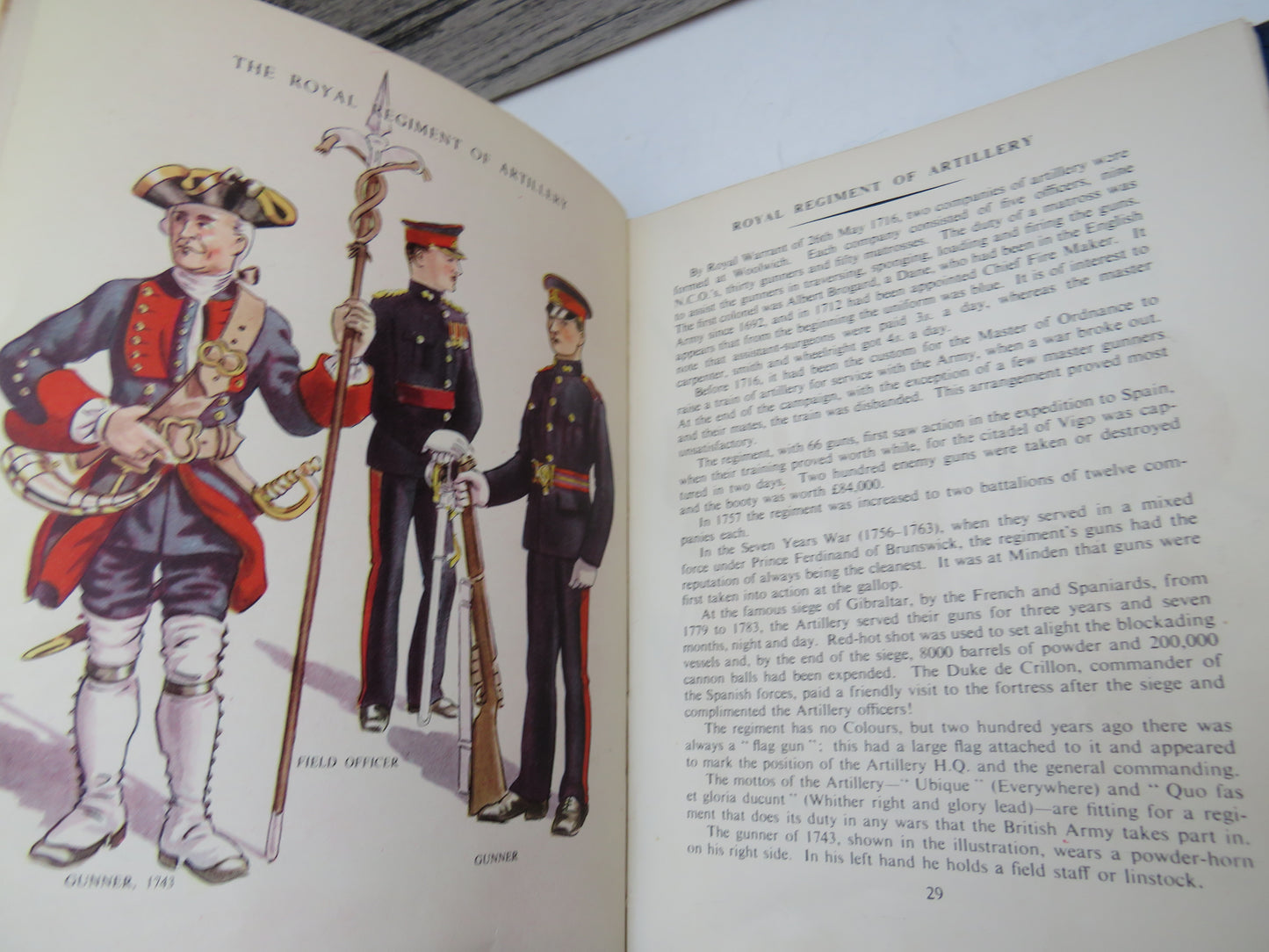 Regiments At A Glance By Lt. Col. Frank Wilson