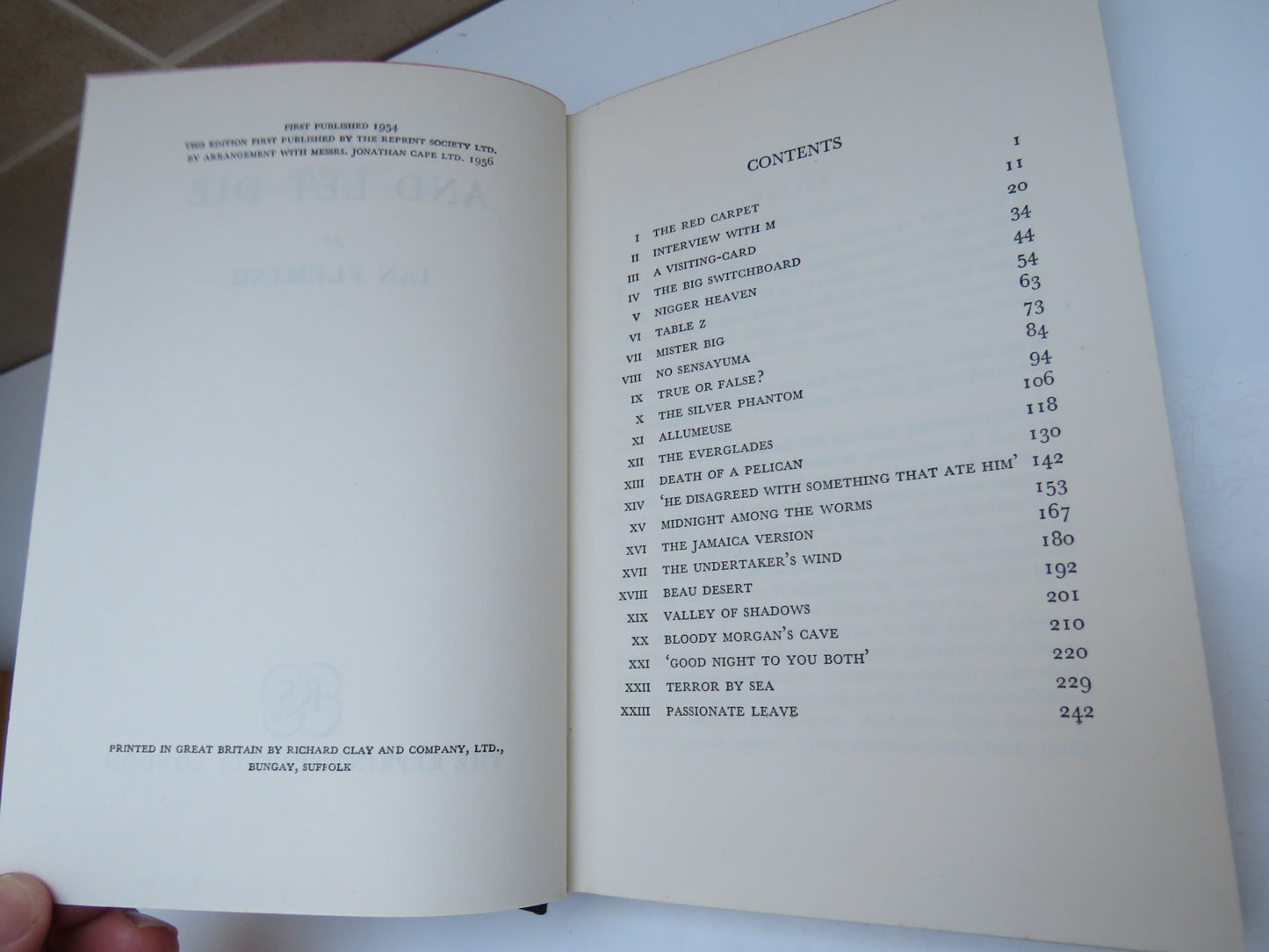 Live and Let Die By Ian Fleming 1956
