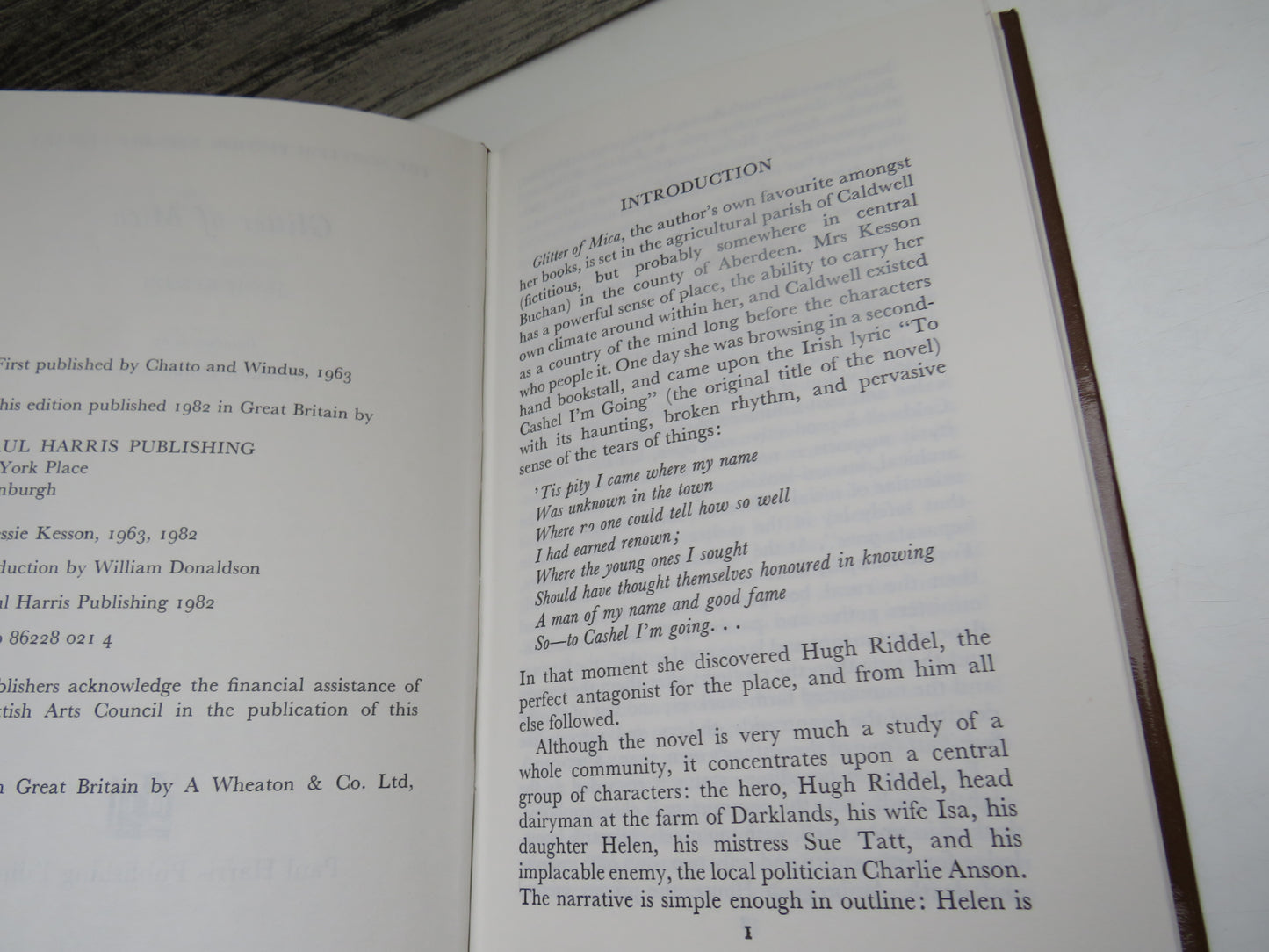 Glitter of Mica By Jessie Kesson 1982 The Scottish Reprint Library