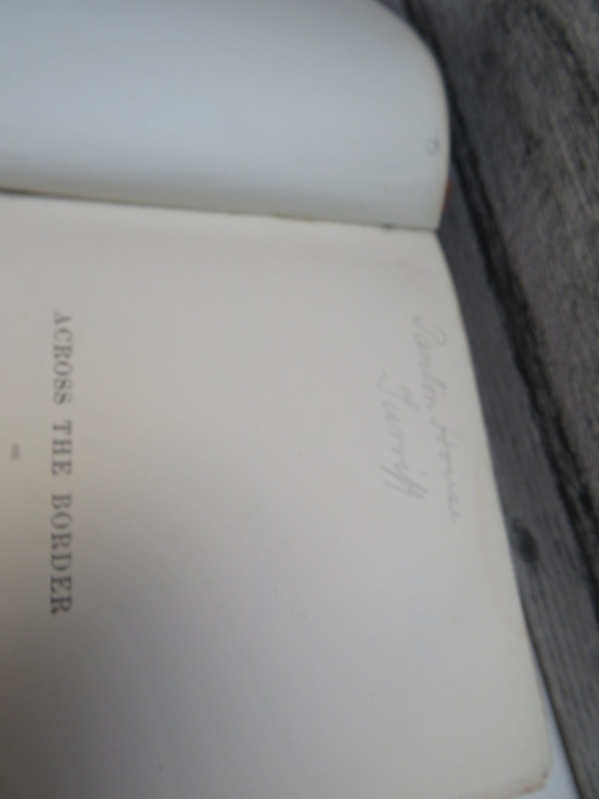 Across The Border or Pathan and Biloch by Edward E. Oliver, 1890, rare book (Antique Travel Book) book 4