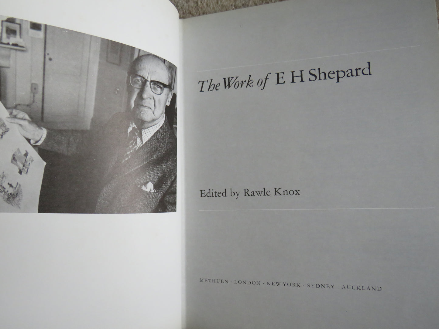 The Work of E H. Shepard Edited by Rawle Knox 1979