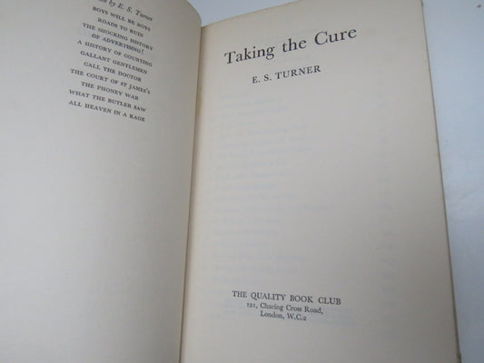 Taking The Cure By E.S. Turner 1967