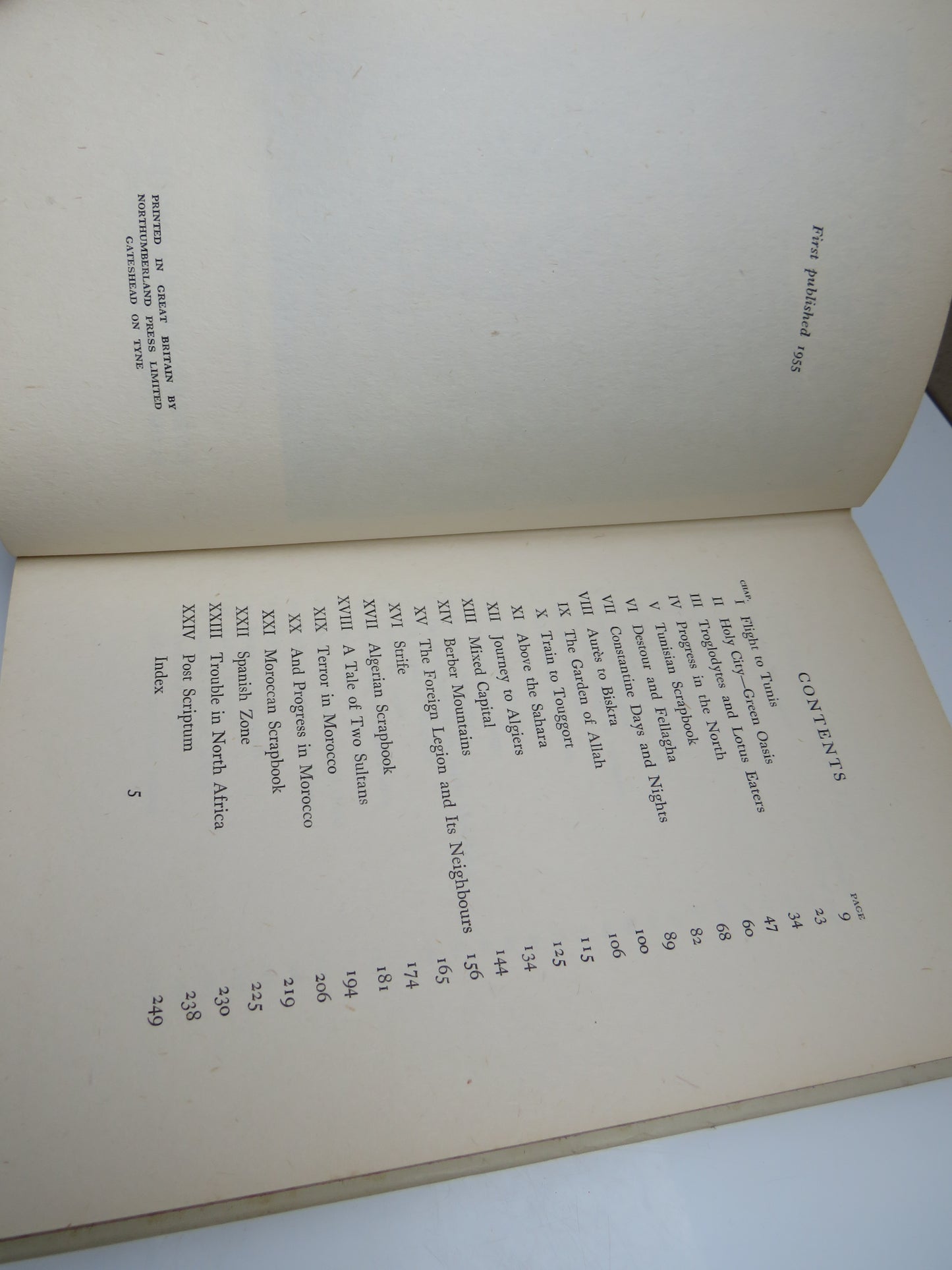 North African Journey By Bernard Newman 1955 1st Edition