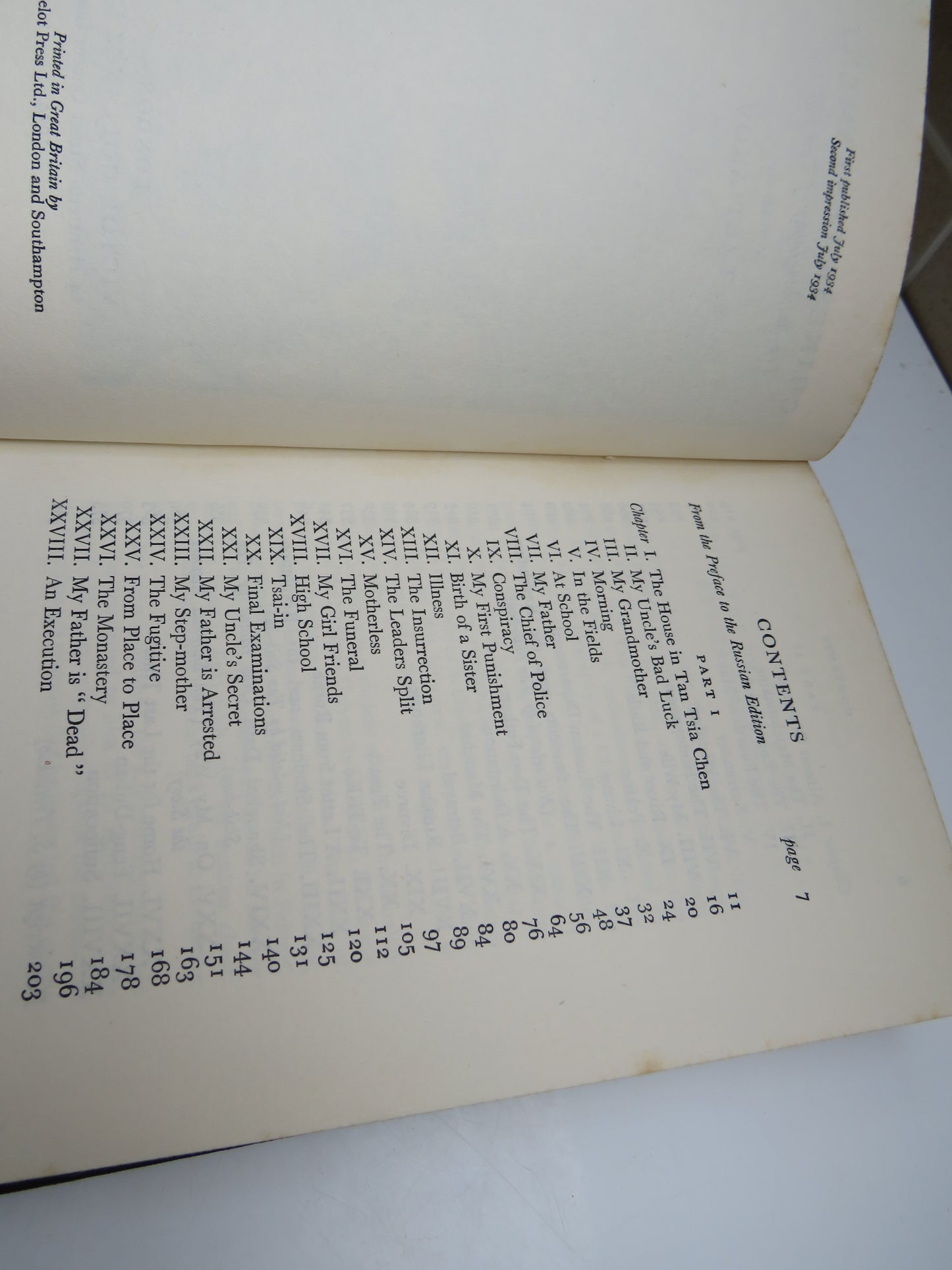 Chinese Testament The Autobiography of Tan Shih-hua as Told To S. Tretiakov 1934