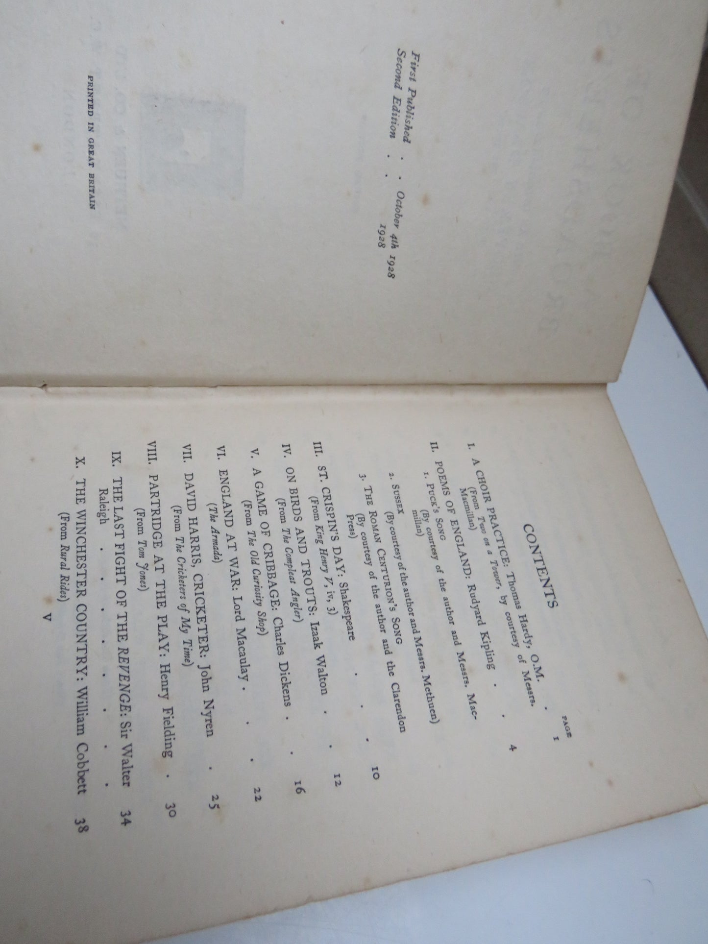 A Book of Broadsheets With An Introduction By Geoffrey Dawson 1928