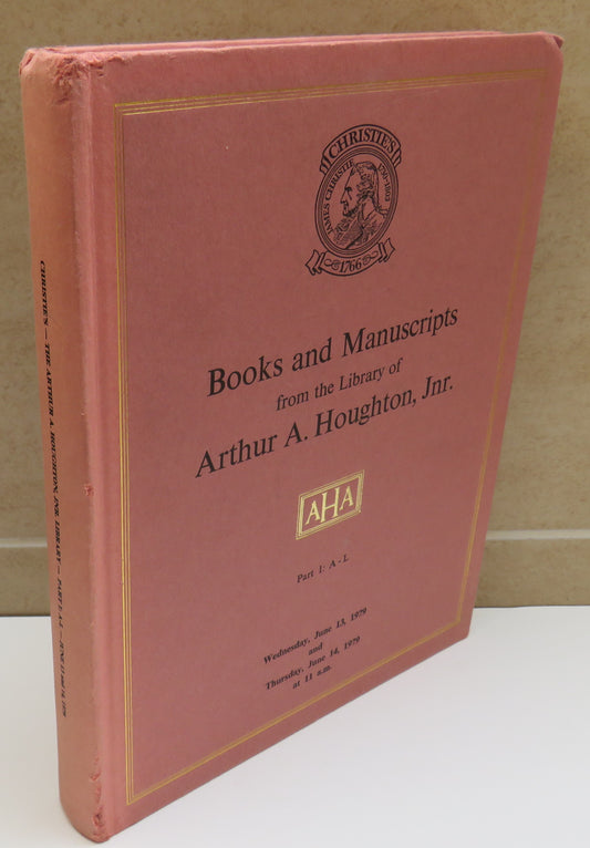 Books and Manuscripts From The Library of Arthur A. Houghton Jnr 1979 Christies