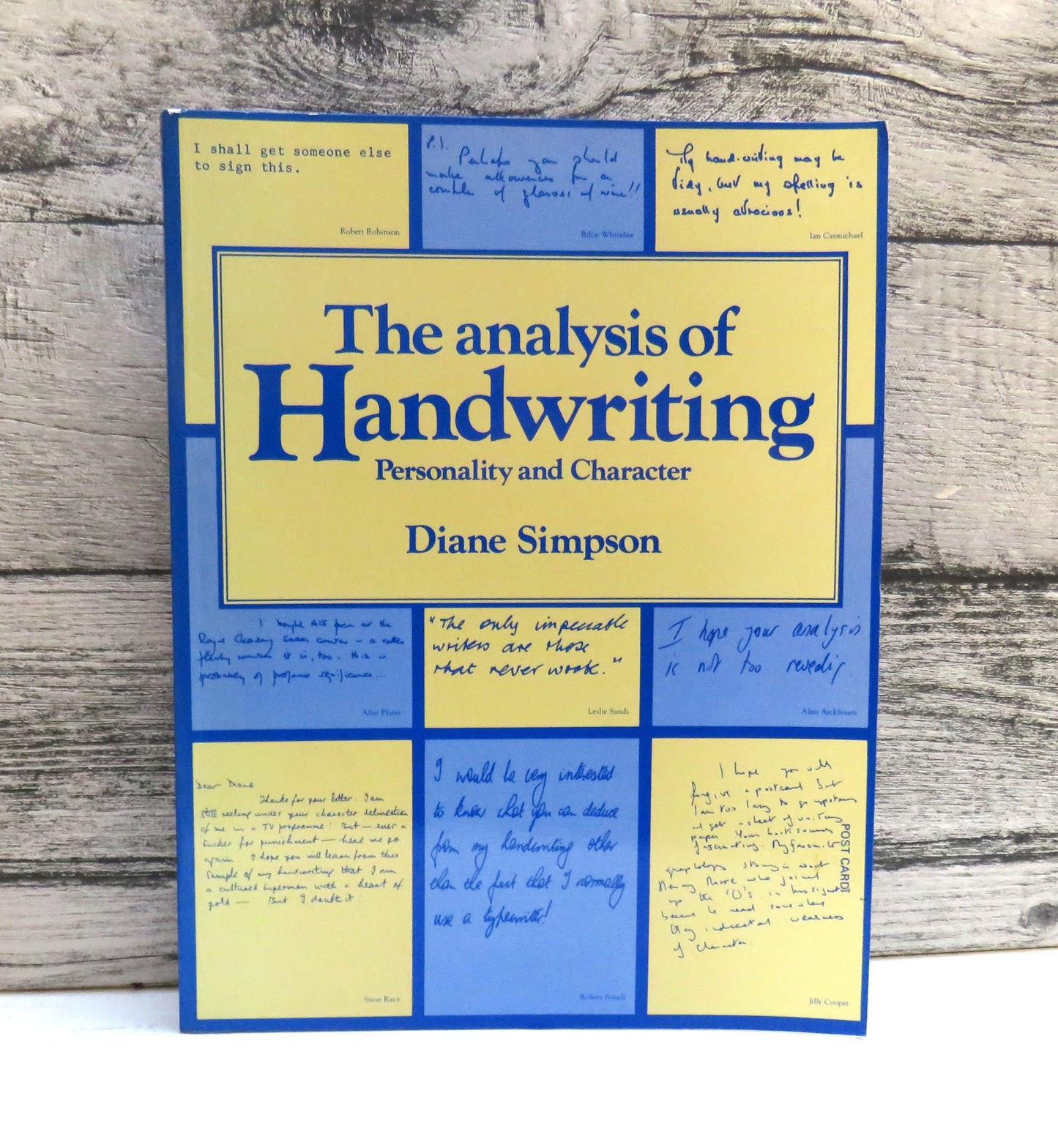 The Analysis of Handwriting Personality and Character By Diane Simpson 1985