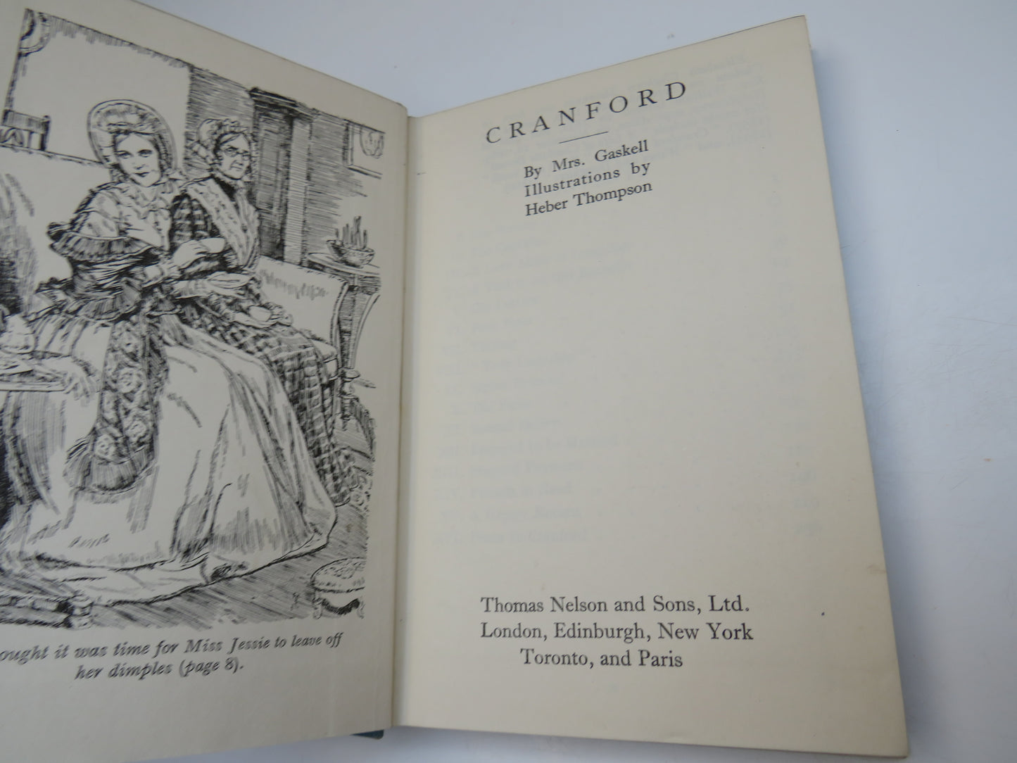 Cranford By Mrs Gaskell Illustrations By Heber Thompson