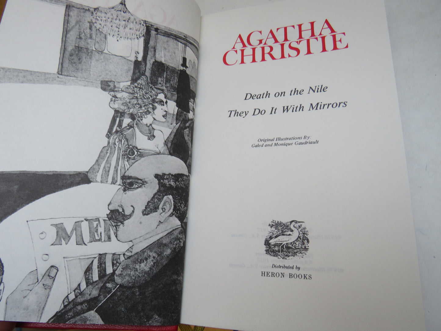 Agatha Christie Death On The Nile They Do It With Mirrors 1976