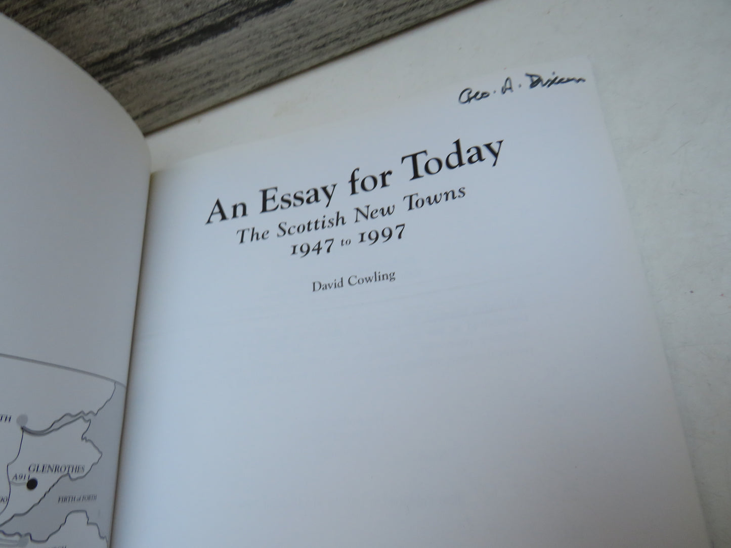An Essay For Today The Scottish New Towns 1947 To 1997 By David Cowling 1997