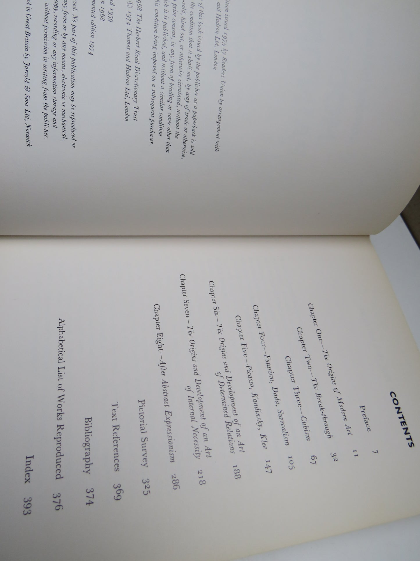 A Concise History of Modern Painting By Herbert Read 1975