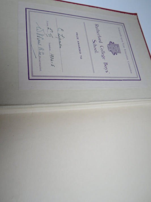 English Journey Being A Rambling But Truthful, Account of What One Man Saw and Heard and Felt and Thought During a Journey Through England During The Autumn of The Year 1933 by J.B. Priestley 1935