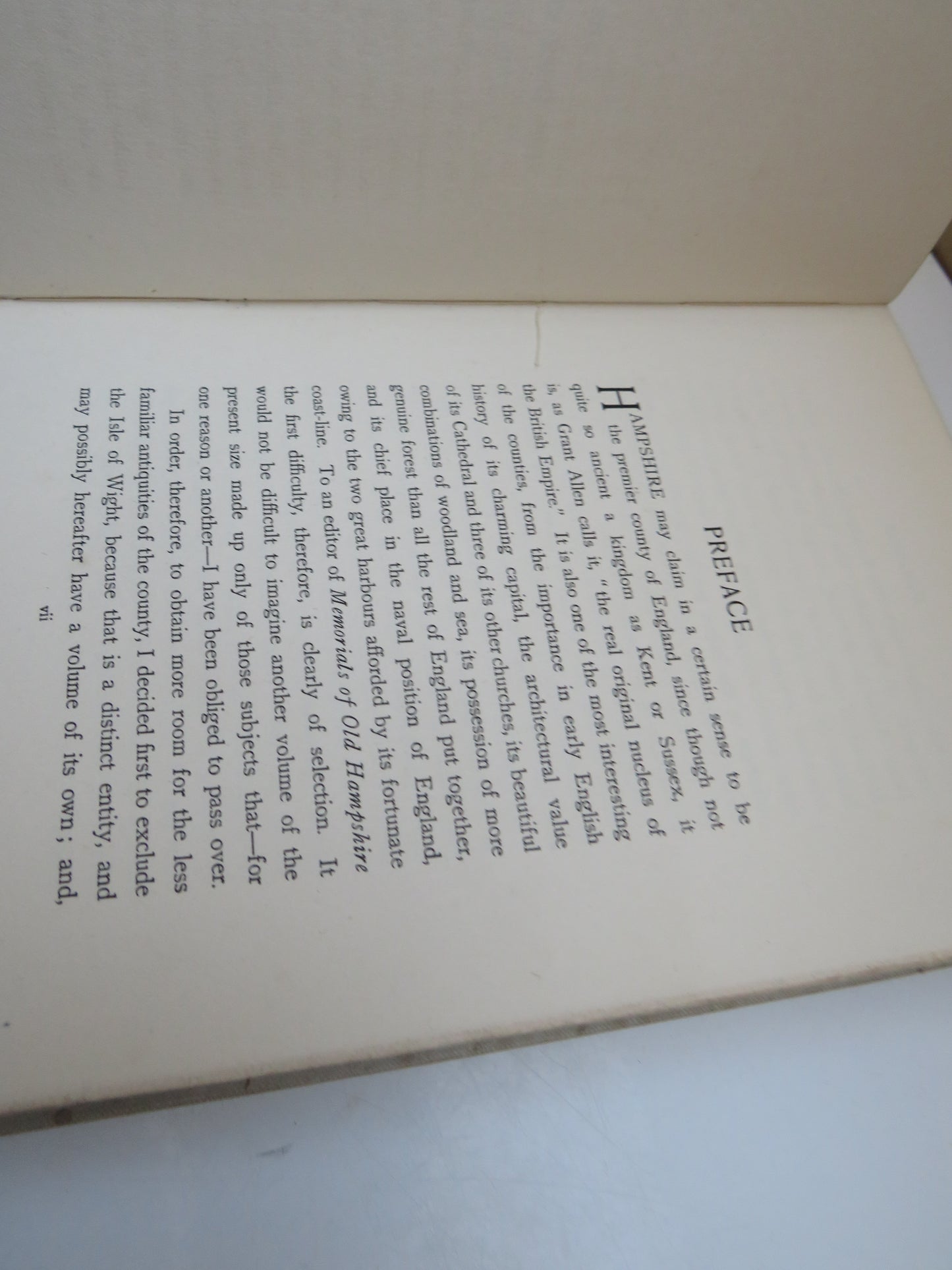 Memorials of Old Hampshire Edited By G. E. Jeans 1906
