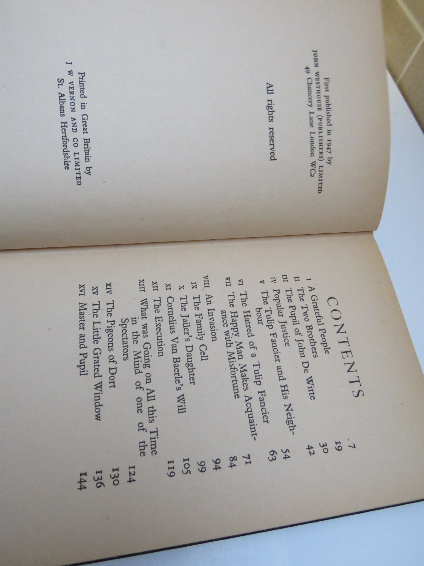 The Black Tulip By Alexandre Dumas 1947