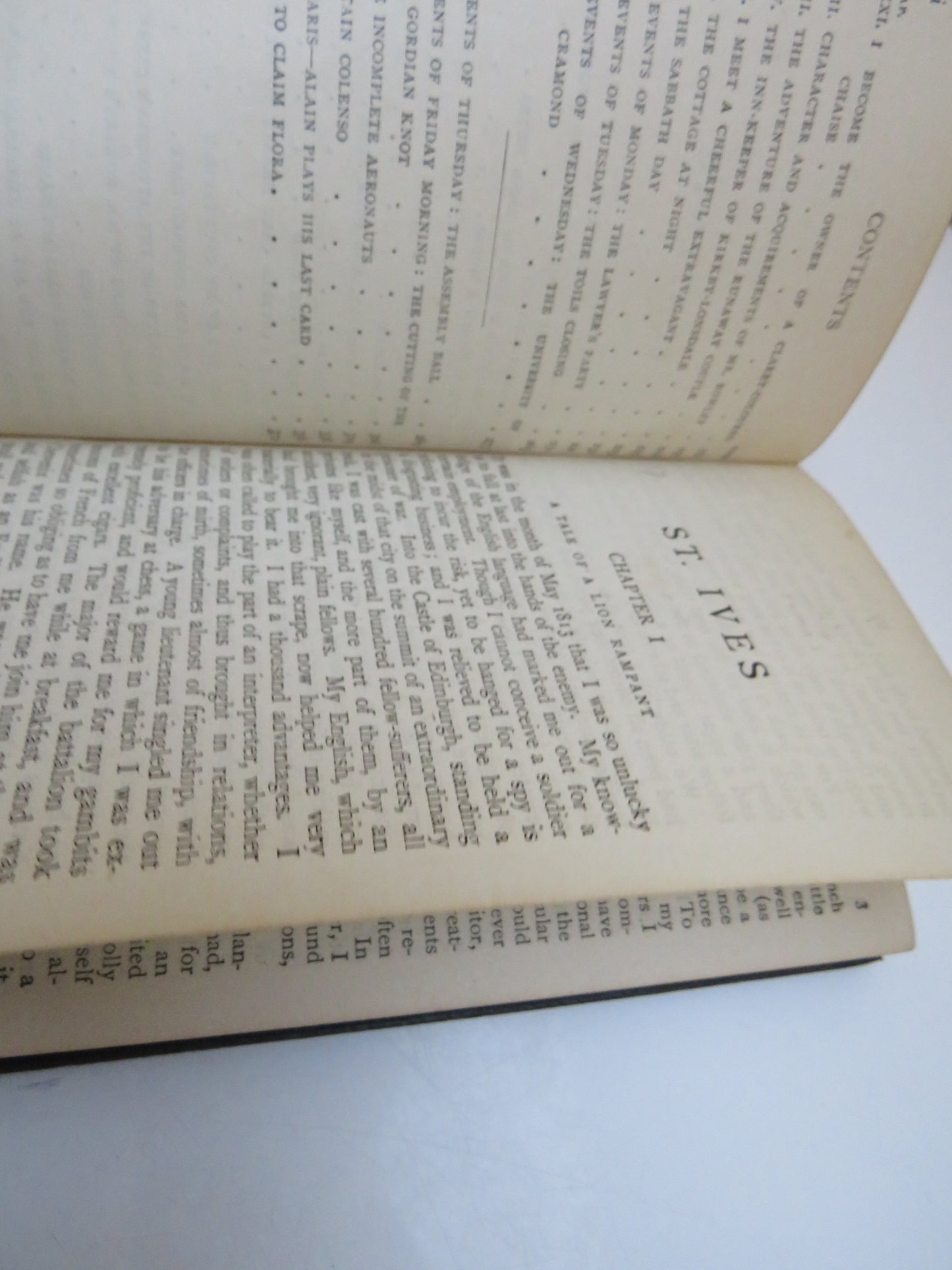 St, Ives Being The Adventures of a French Prisoner In England By Robert Louis Stevenson 1917