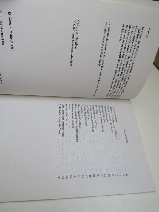 Memories of Whiterashes By George A. Davidson 1984