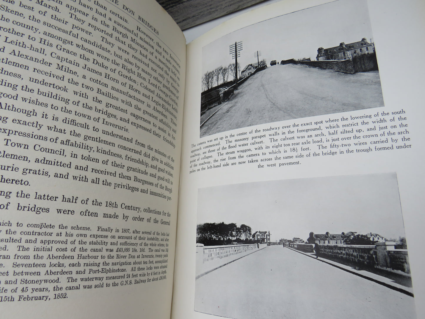 The Old and New Bridges over the River Don at Inverurie 1791 and 1924, compiled by Tawse & Allan, 1925, First Edition