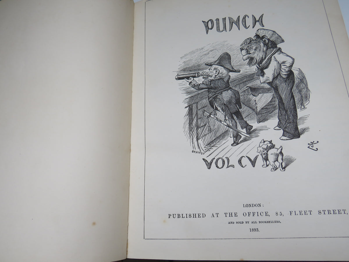 Punch Volumes CIV, CV (104 & 105) 1893 Volume I & II