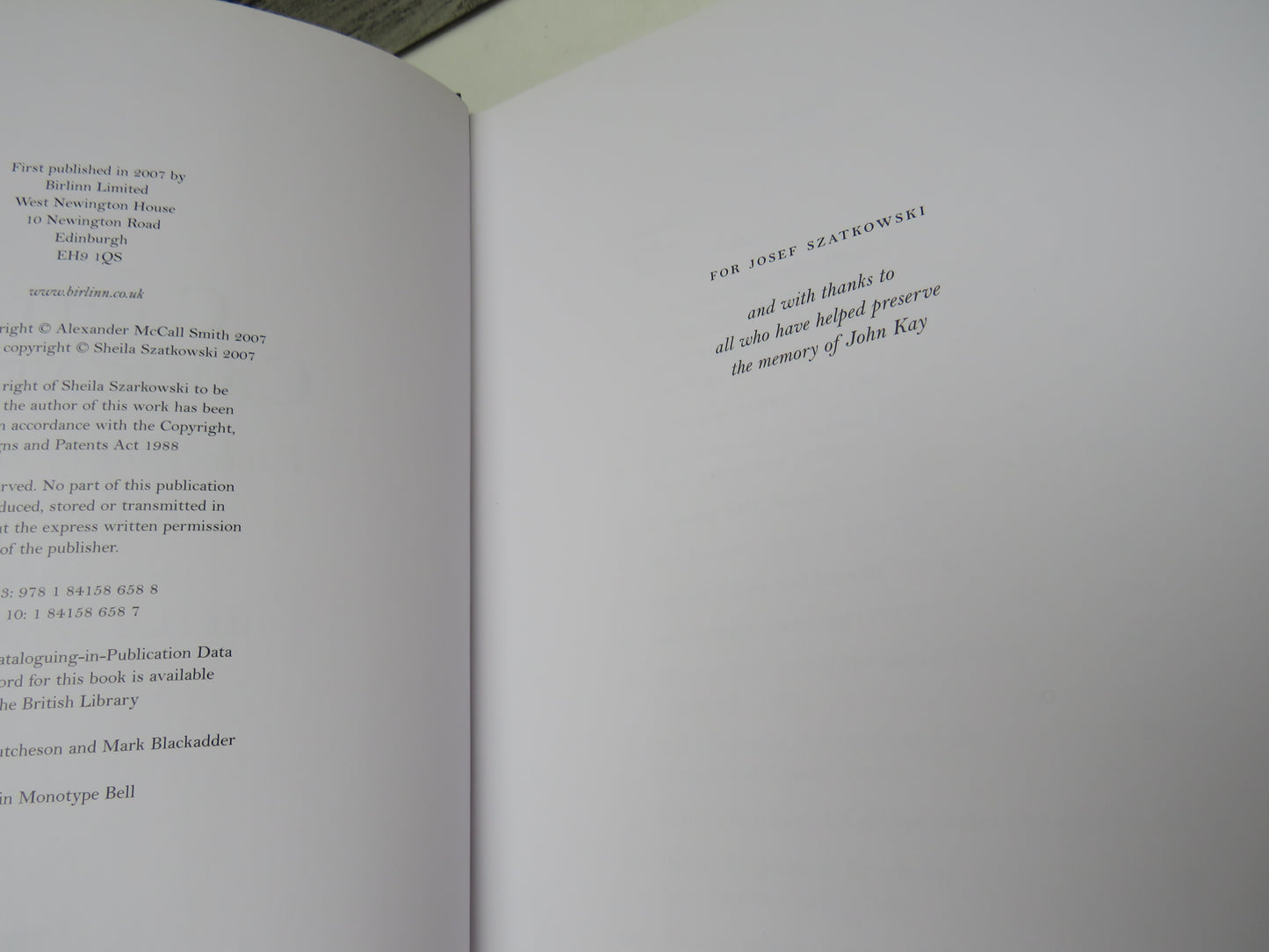 Capital Caricatures, A Selection of Etchings by John Kay, by Sheila Szatkowski, 2007