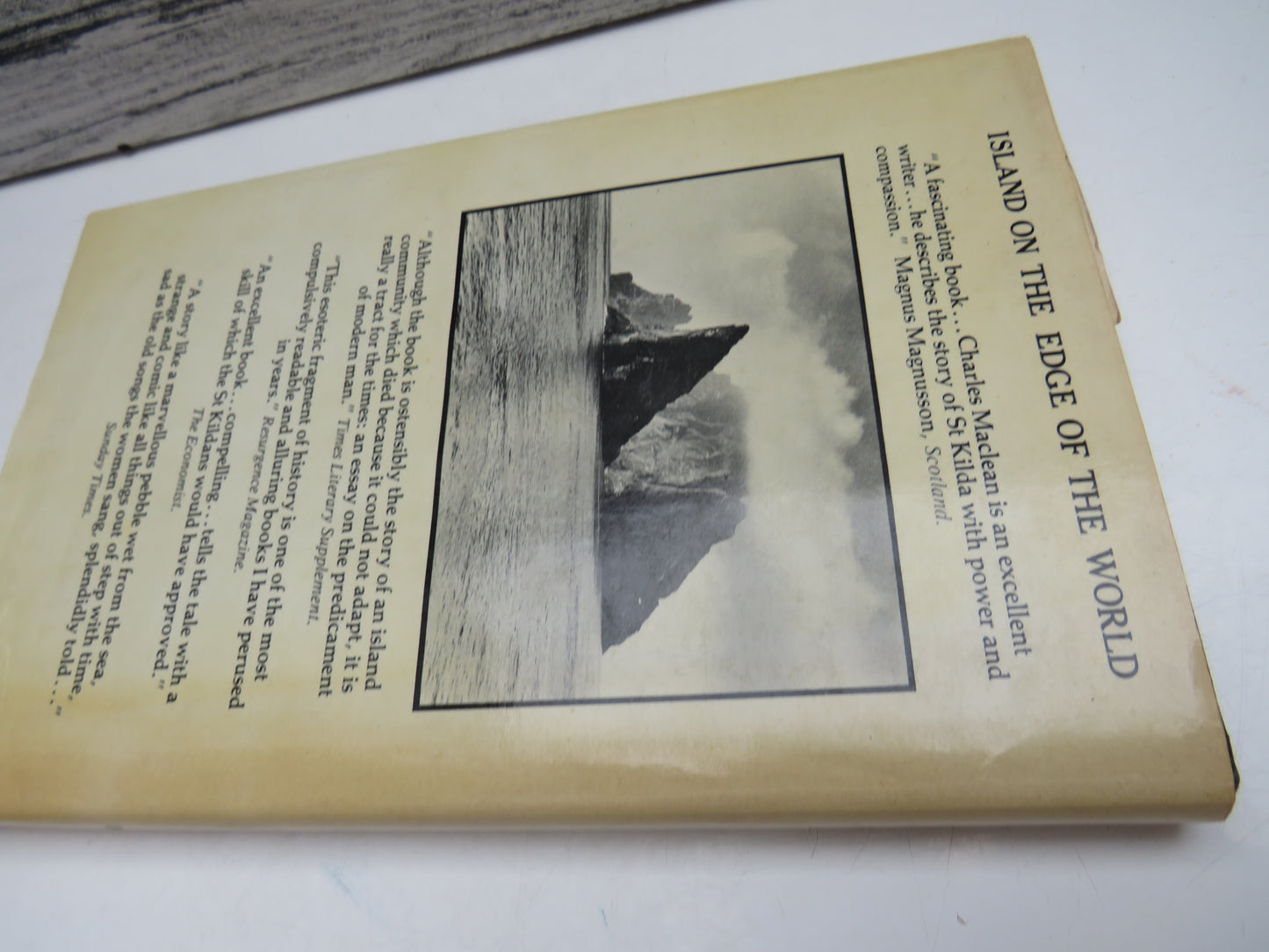 Island on the Edge of the World, the Story of St. Kilda by Charles Maclean, 1977