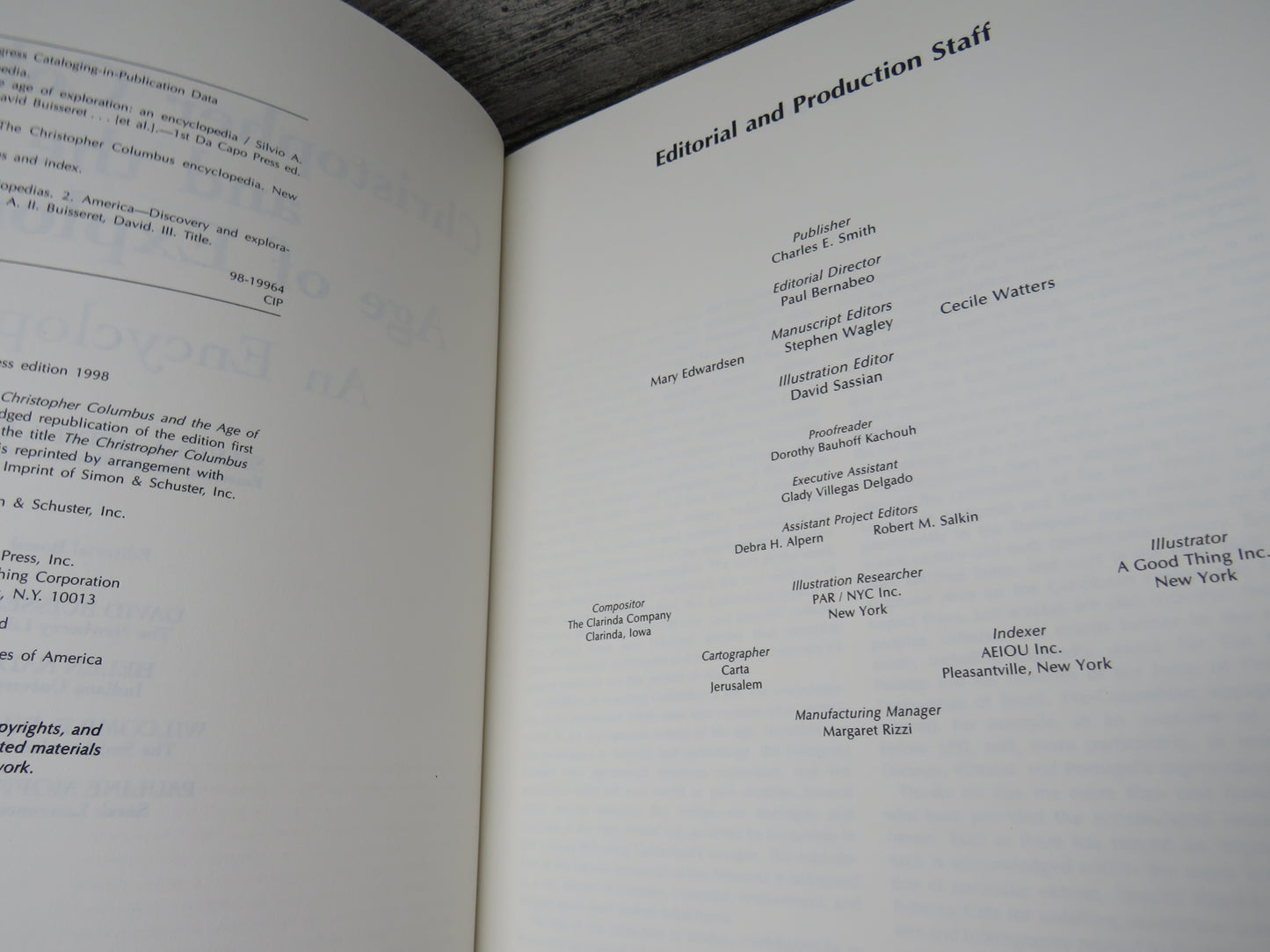 Christopher Columbus and the Age of Exploration, An Encyclopedia edited by Silvio A. Bedini, 1998