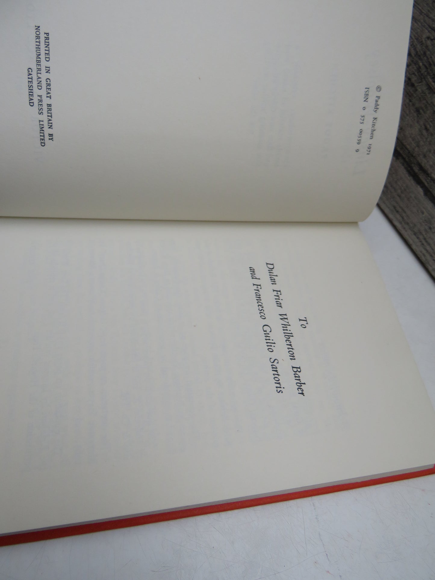 Linsey-Woolsey A Novel By Paddy Kitchen 1971