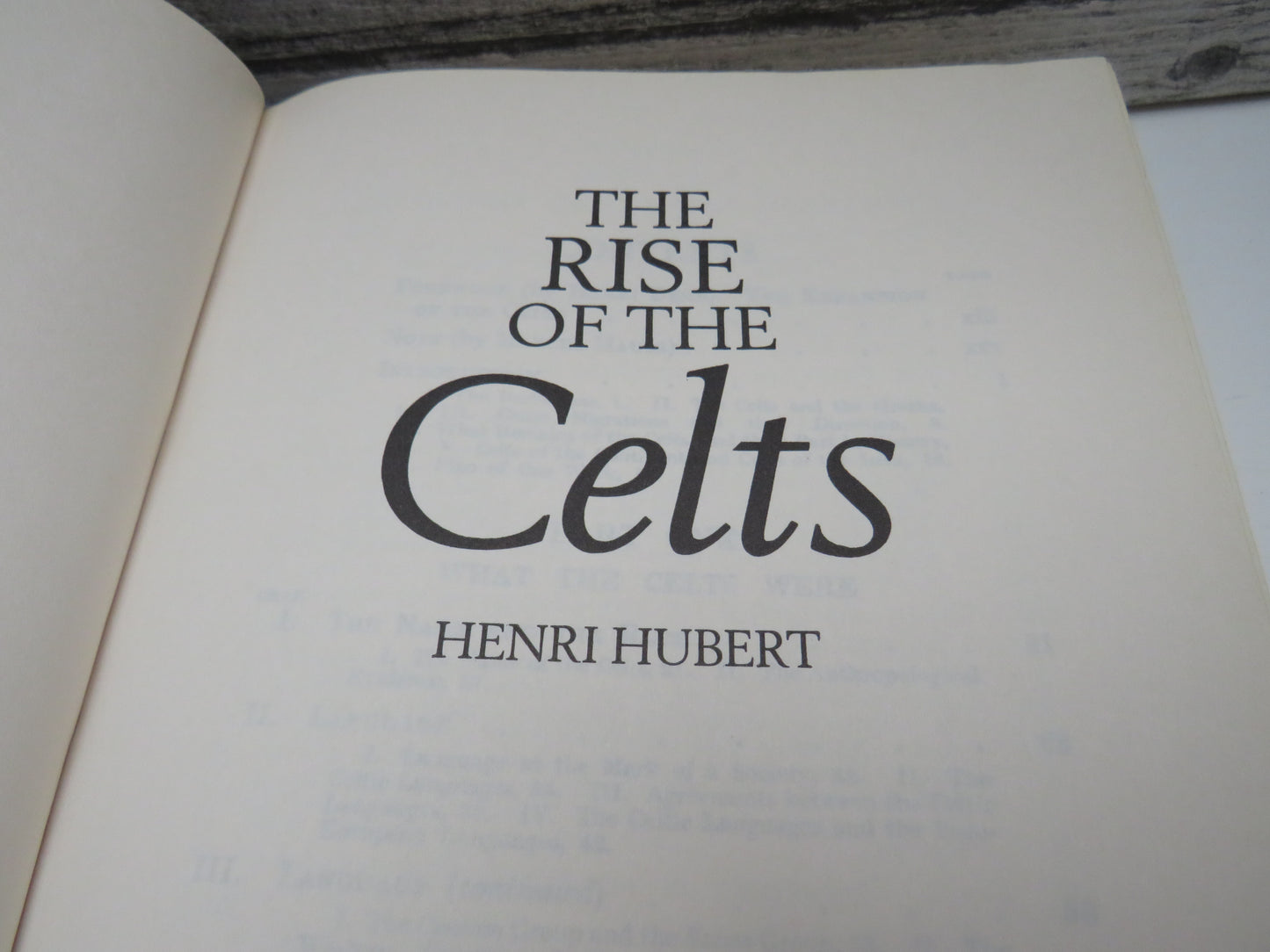 The History of the Celtic People by Henri Hubert, Book 1, 1992