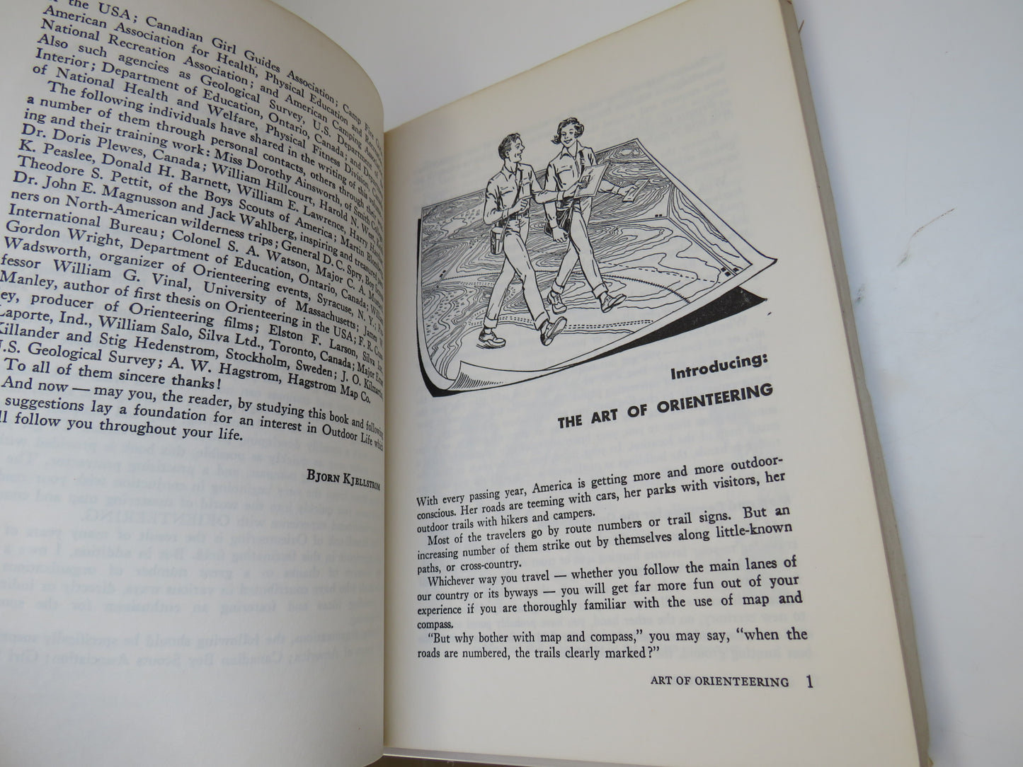 Be Expert with Map and Compass, The 'ORIENTEERING' Handbook by Bjorn Kjellstrom, 1955