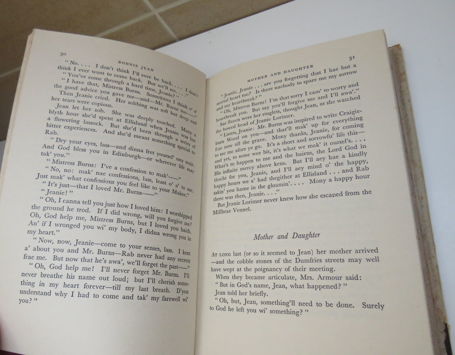 Bonnie Jean A Novel by James Barke, 1959